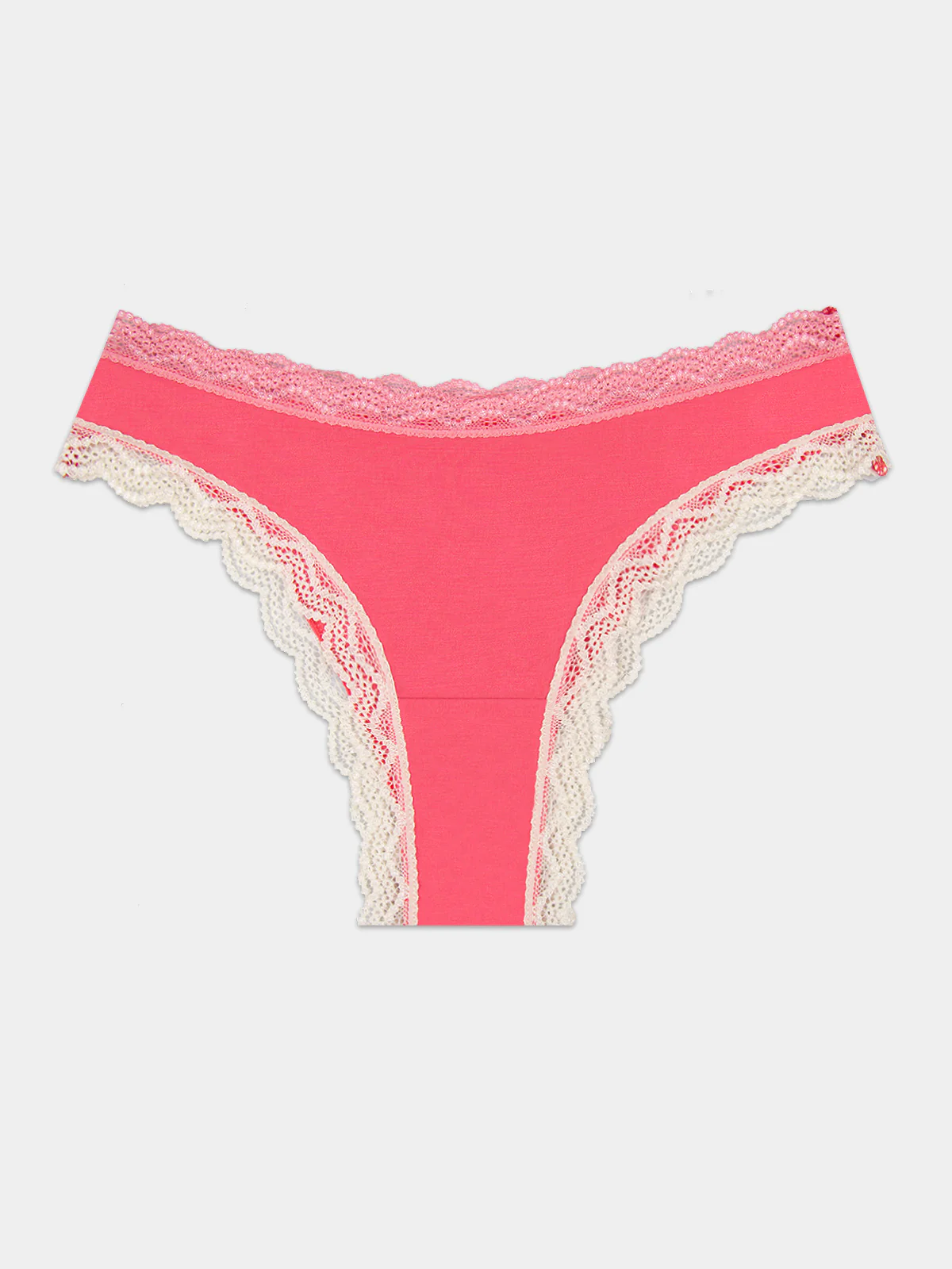 Brazilian Knicker - Coral Paradise and Buttercream - Image 5