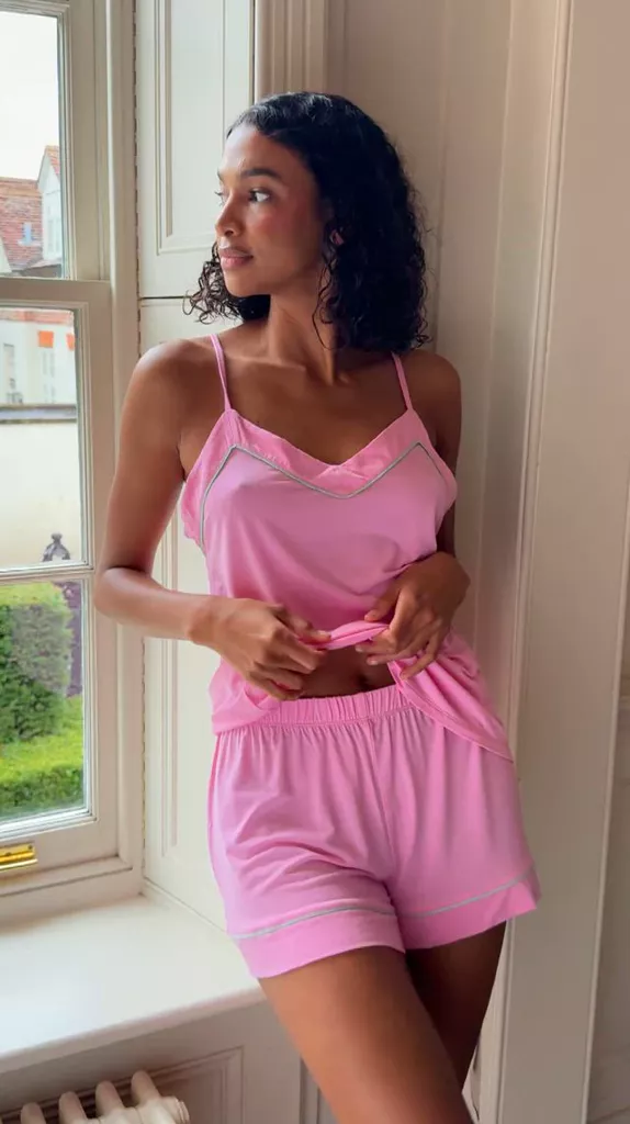 Cami & Short Pyjama Set - Candy Floss Brights - Image 2