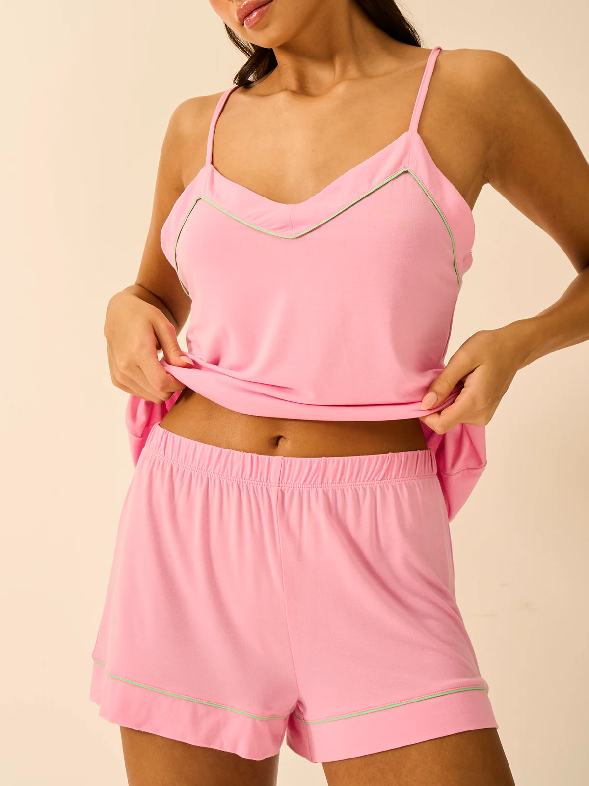 Cami & Short Pyjama Set - Candy Floss Brights - Image 3