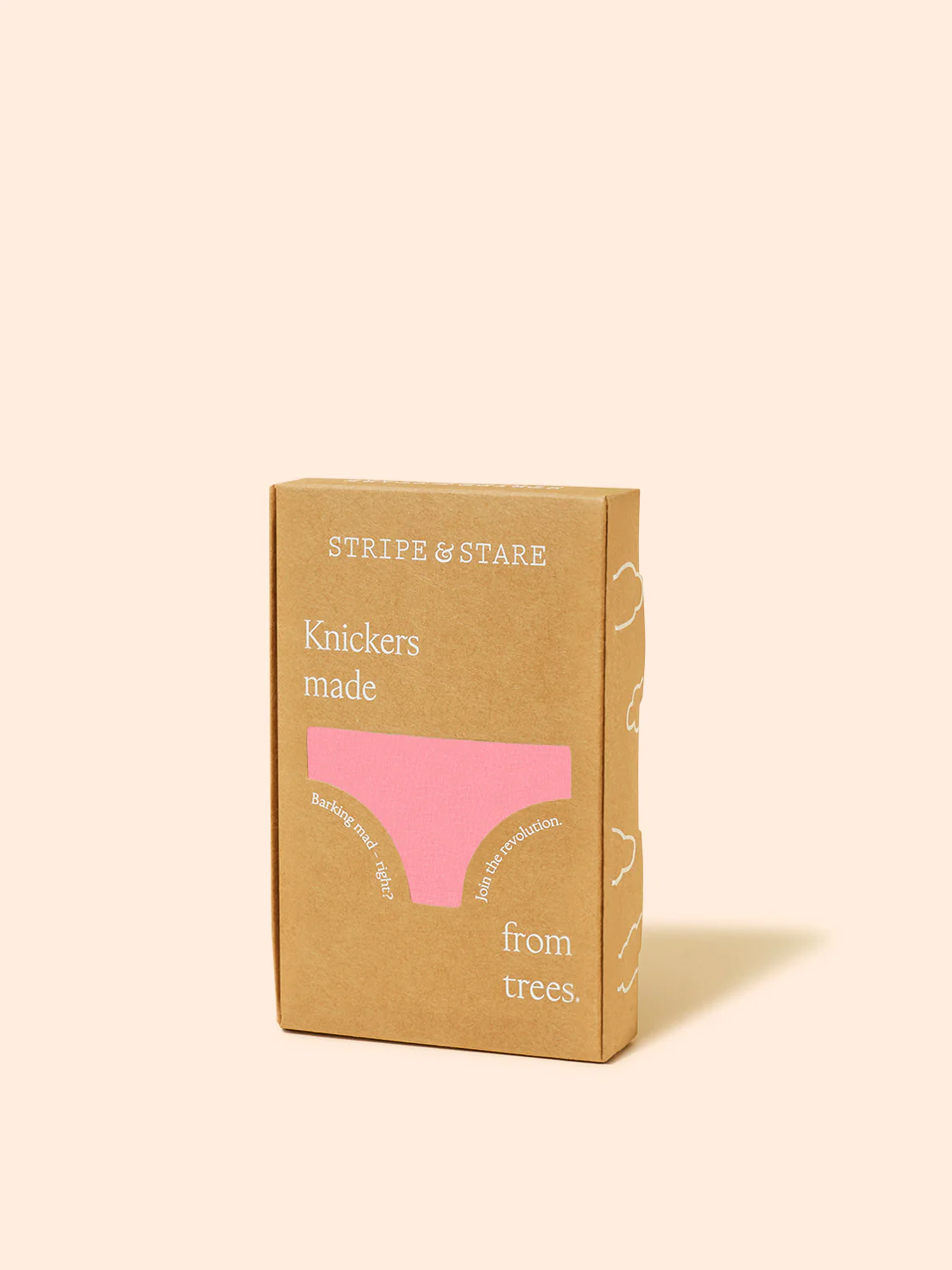 Dipped Thong - Geranium Pink and Buttercream - Image 6