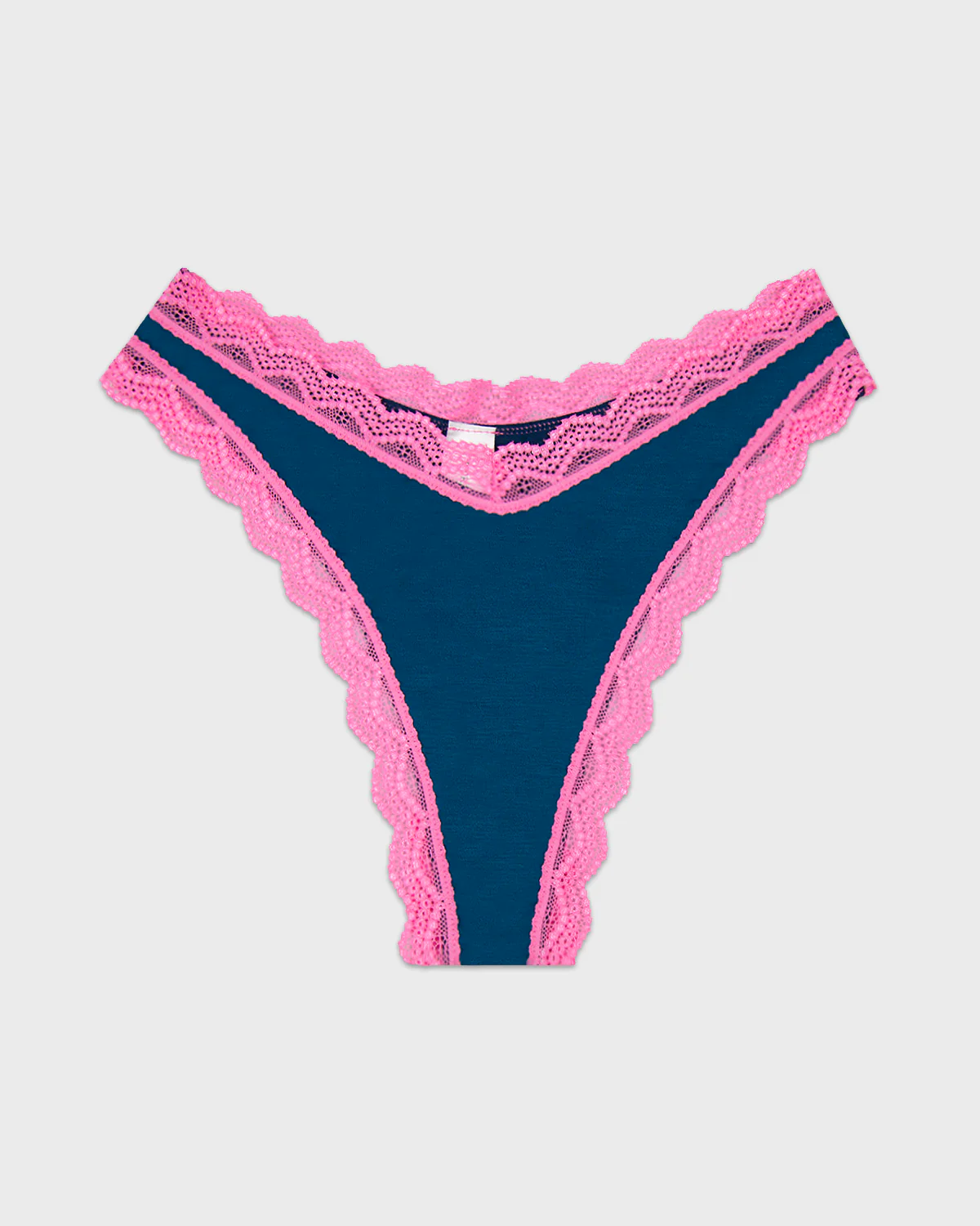 Dipped Thong - Midnight Neon Pink - Image 5