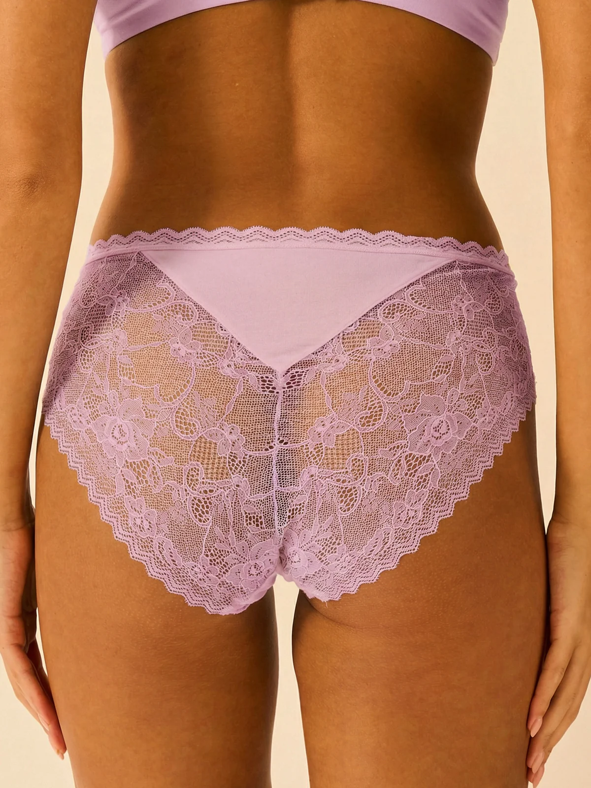 Eco Lace High Rise Knicker Four Pack - Summer Brights - Image 9