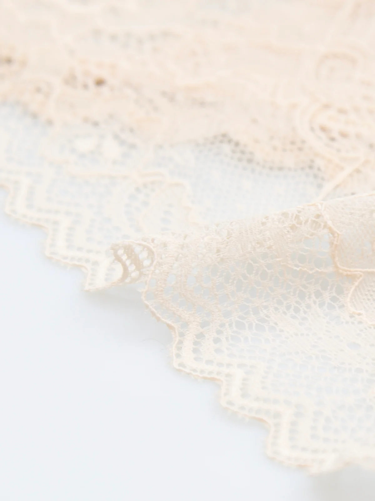 Eco Lace Triangle Bra - Sand - Image 9