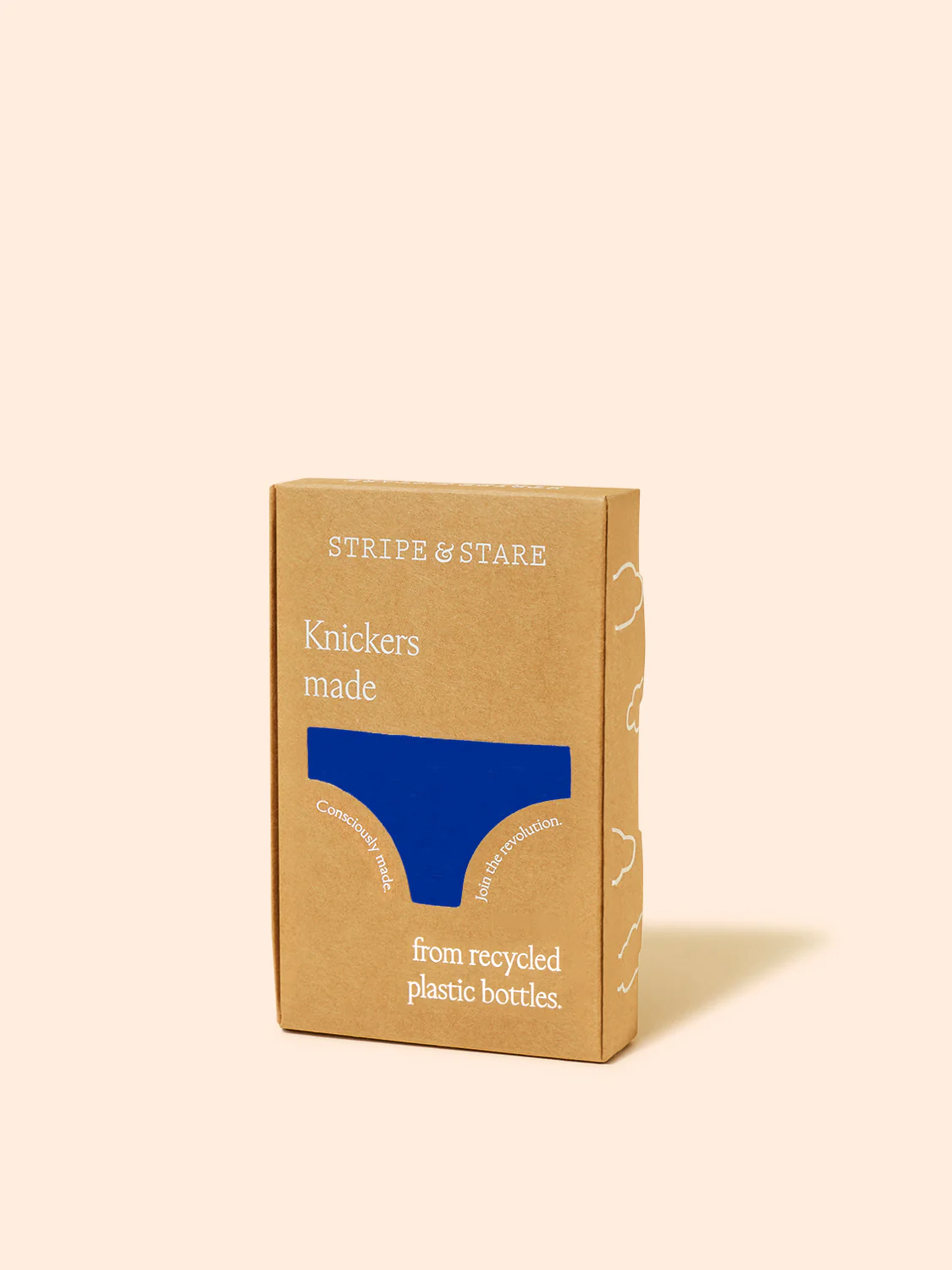 Eco Lace Original Knicker - Azure Blue - Image 7