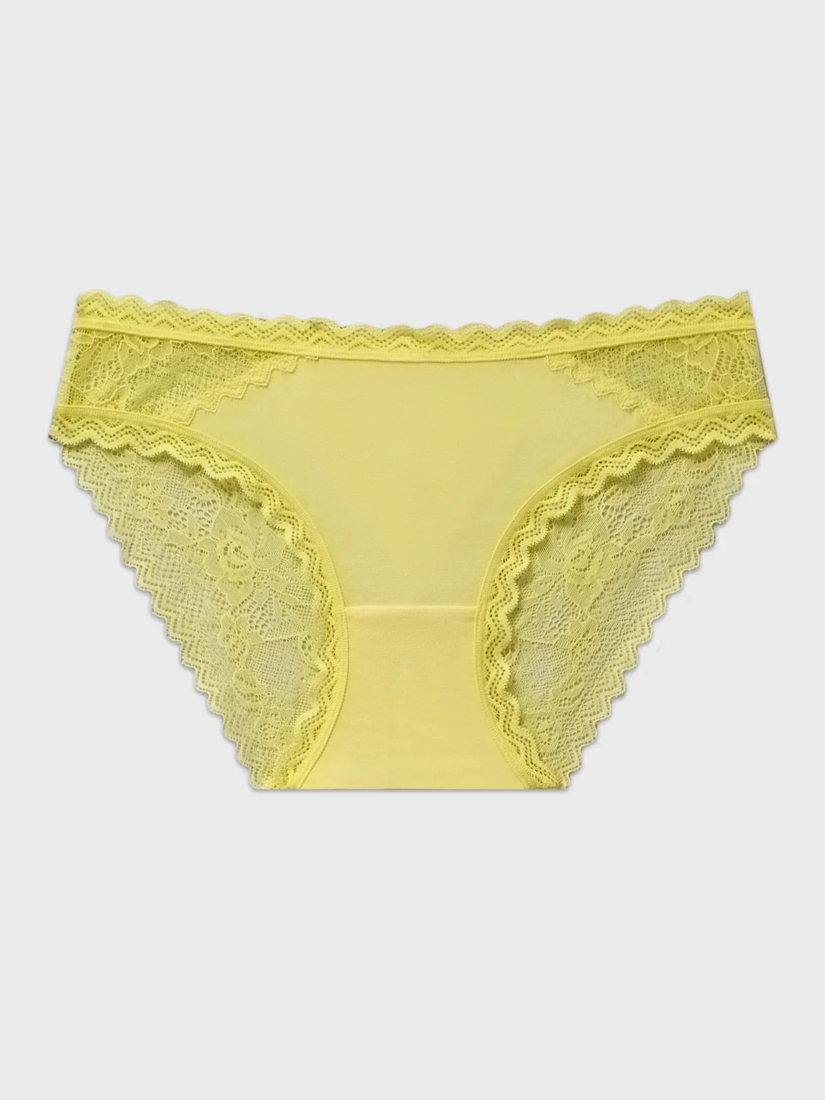 Eco Lace Original Knicker - Lemon Zest - Image 5