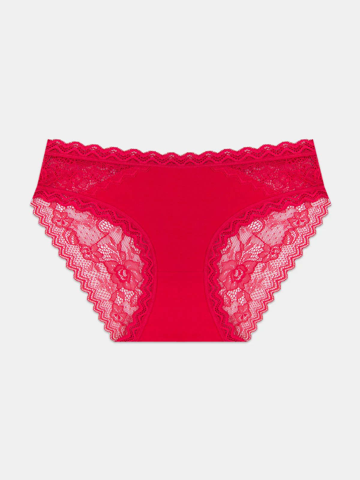 Eco Lace Original Knicker - Lipstick Red - Image 9