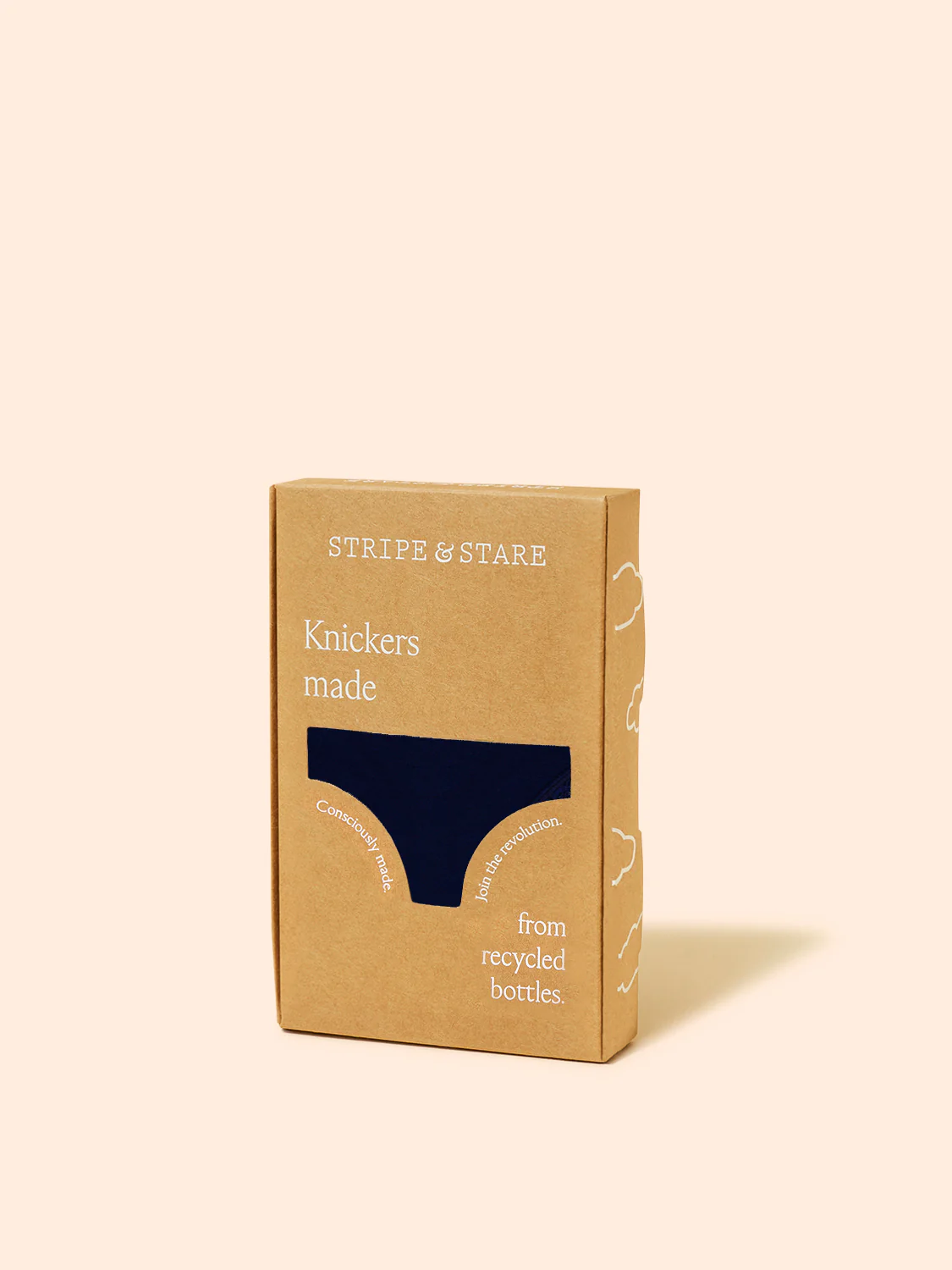 Eco lace Original Knicker - Navy - Image 6
