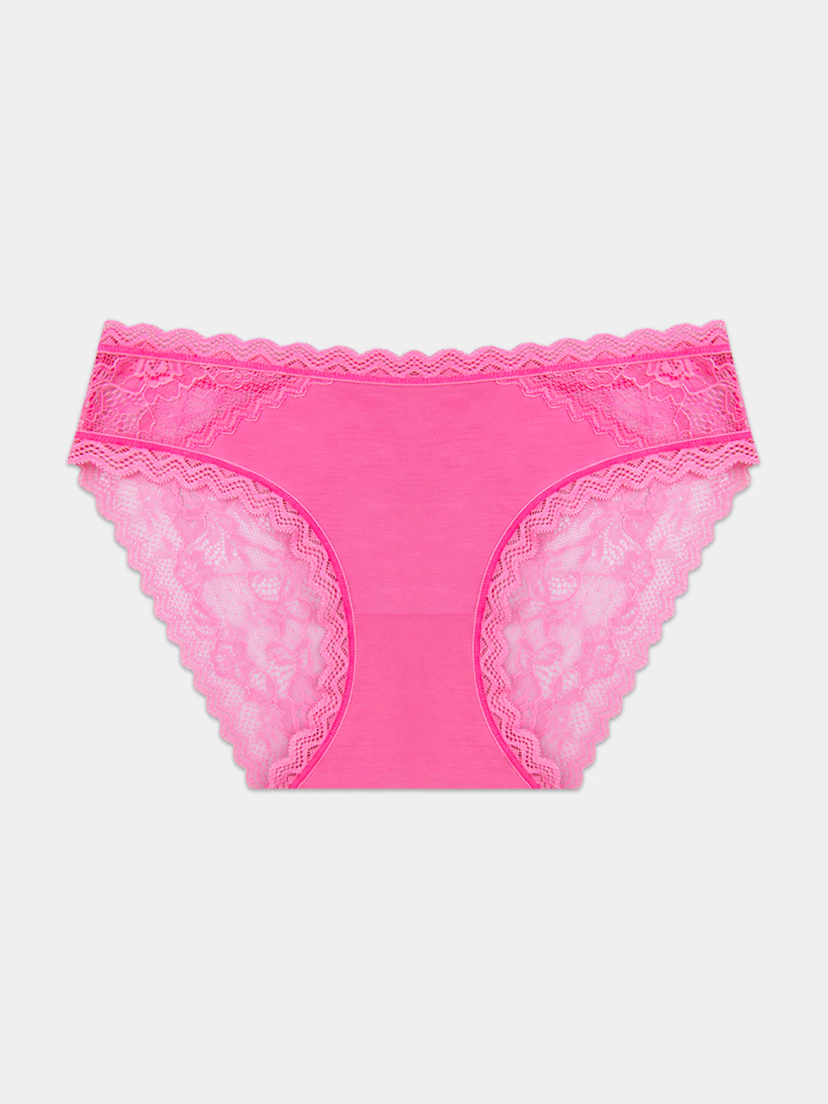 Eco Lace Original Knicker - Pink Cosmos - Image 10
