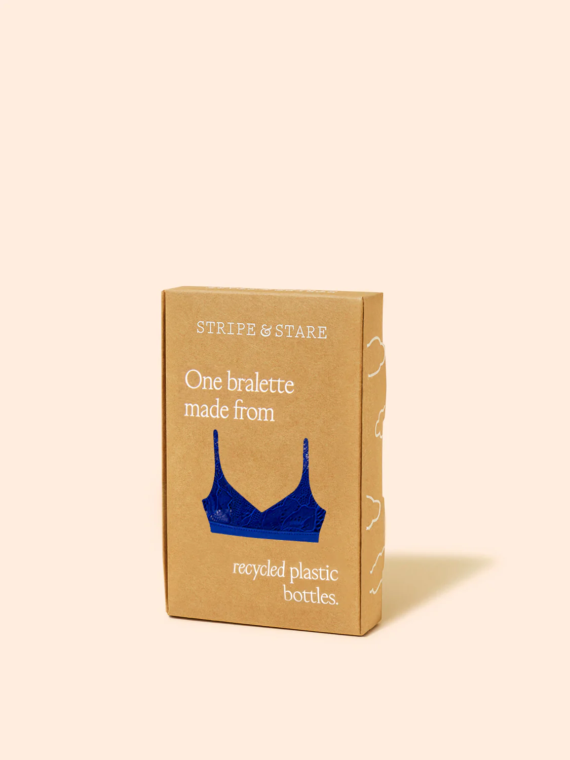 Eco Lace Triangle Bra - Azure Blue & Pink Cosmos - Image 8