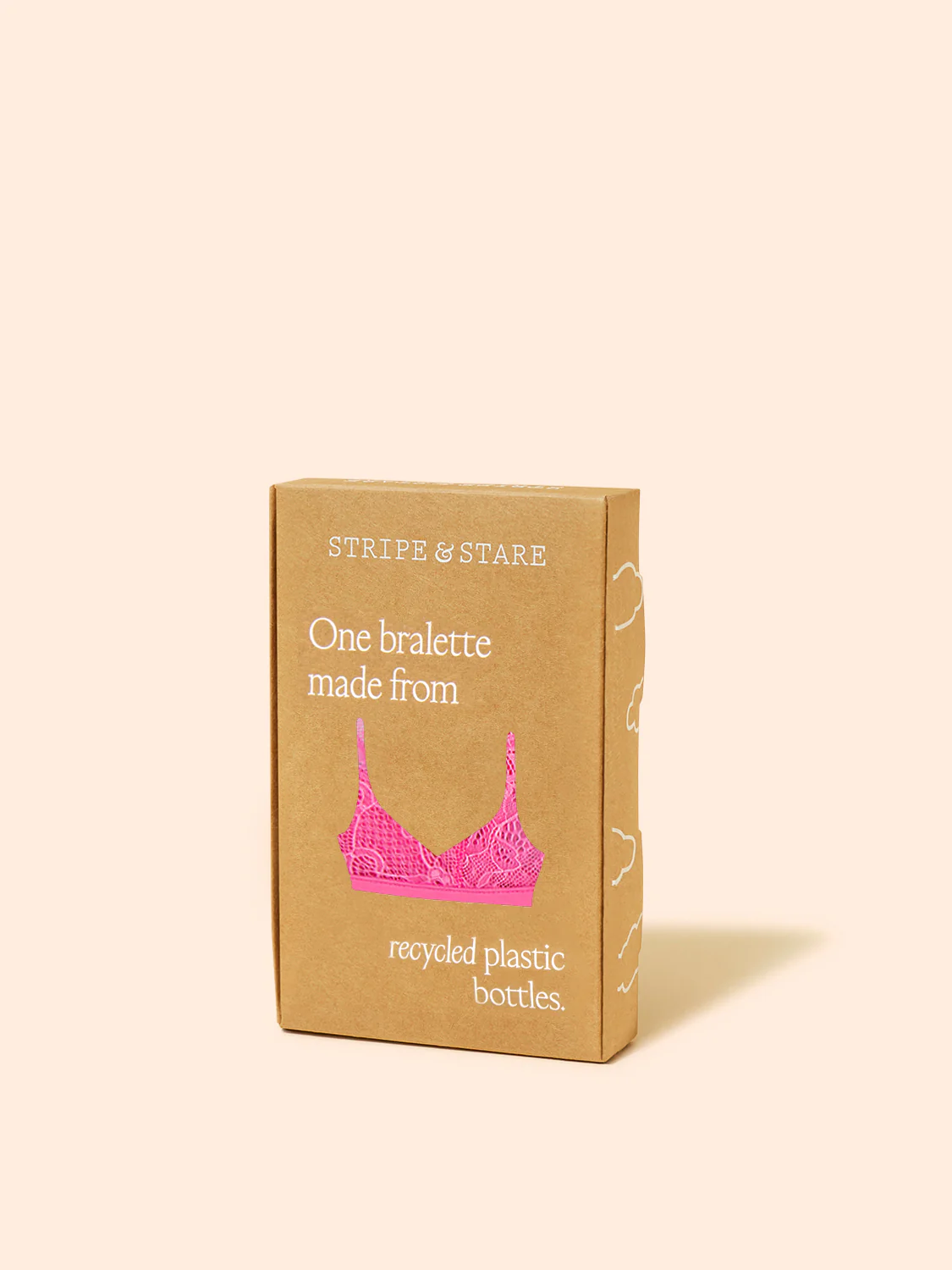 Eco Lace Triangle Bra - Pink Cosmos & Hibiscus - Image 9