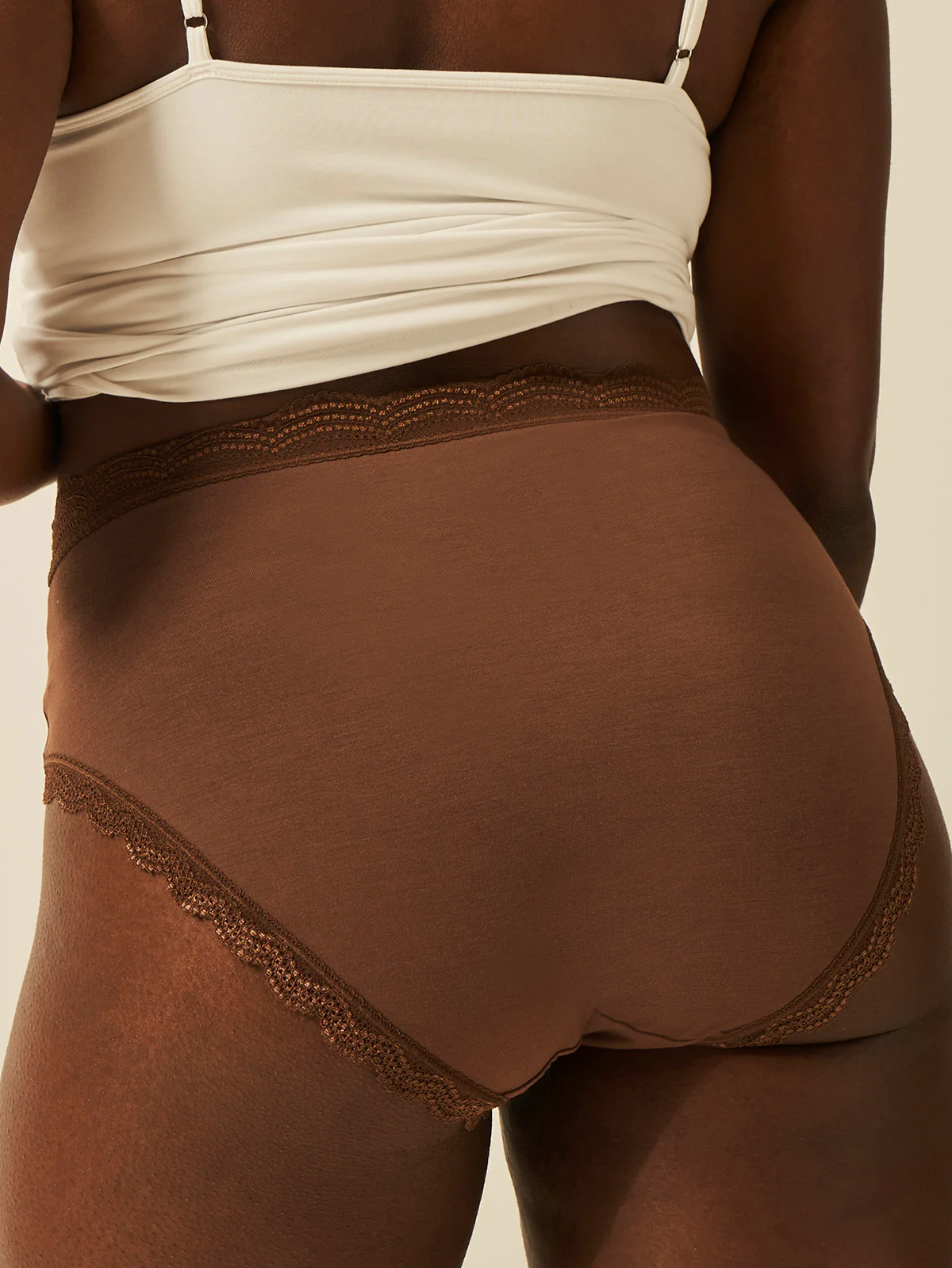 High Rise Knicker - Chocolate - Image 6
