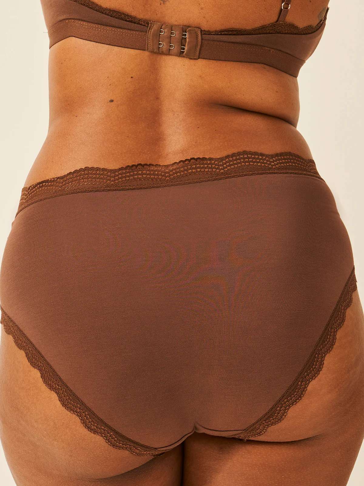 High Rise Knicker - Chocolate - Image 9