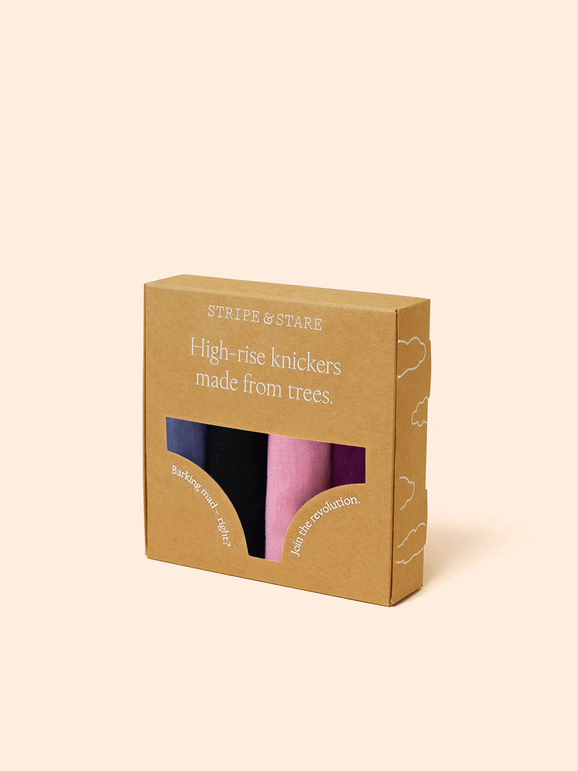 High Rise Knicker Four Pack - Black Cherry - Image 7