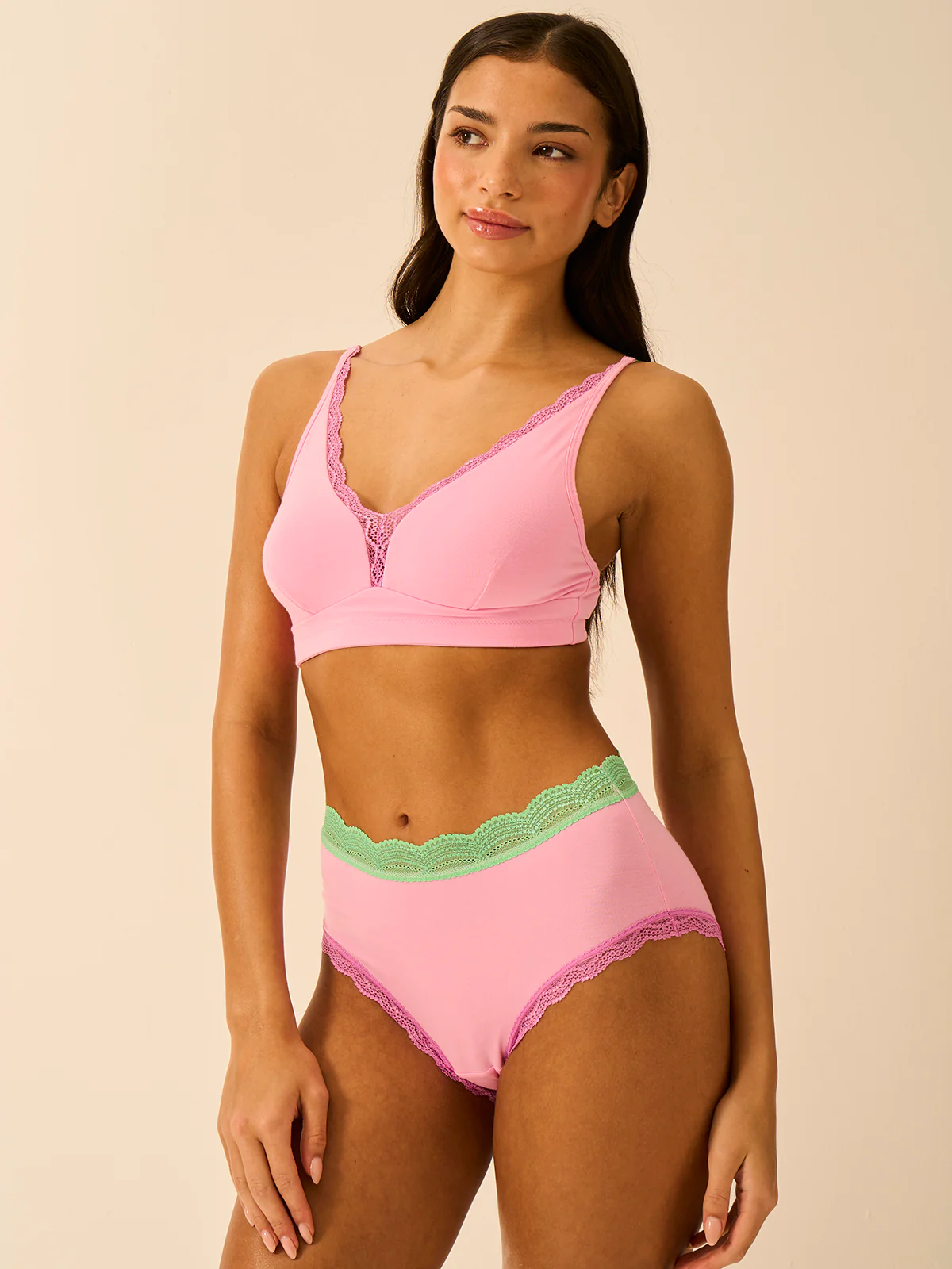 High Rise Knicker Four Pack - Candy Floss Brights - Image 5