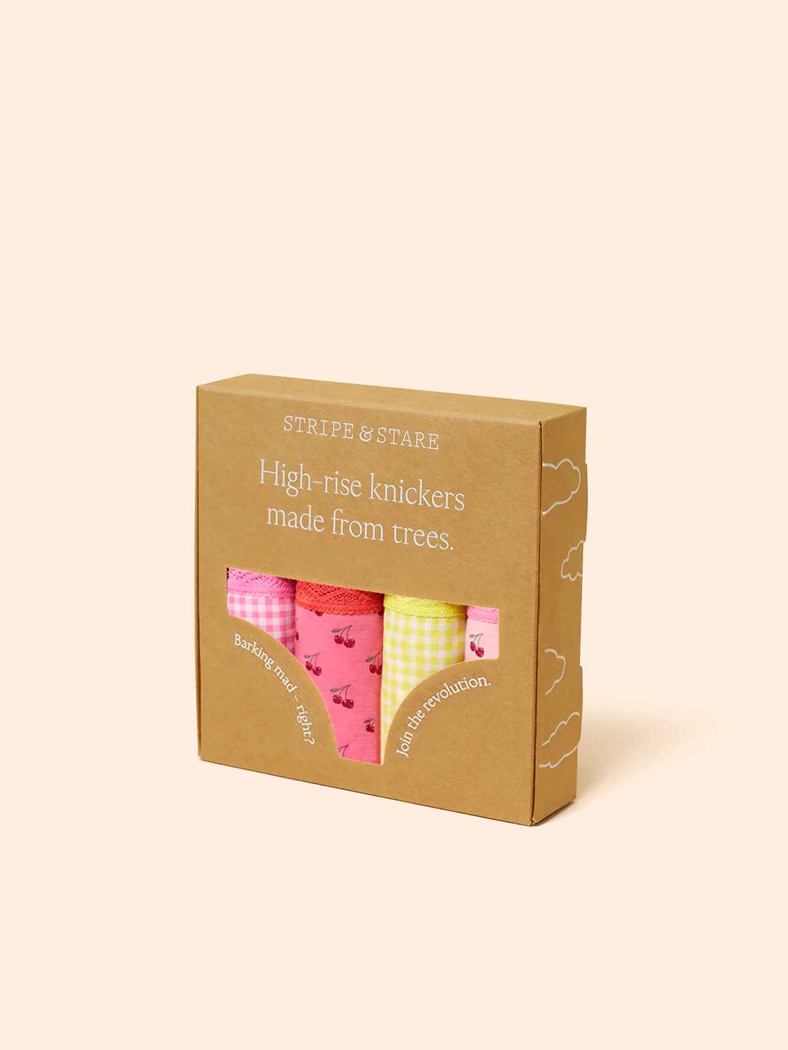 High Rise Knicker Four Pack - Cherry Baby - Image 9