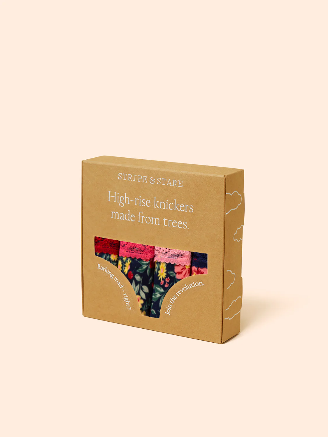 High Rise Knicker Four Pack - Cherry Bloom - Image 9