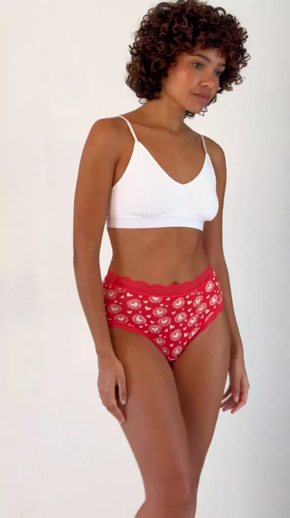 High Rise Knicker Four Pack - Hearts on Fire - Image 2