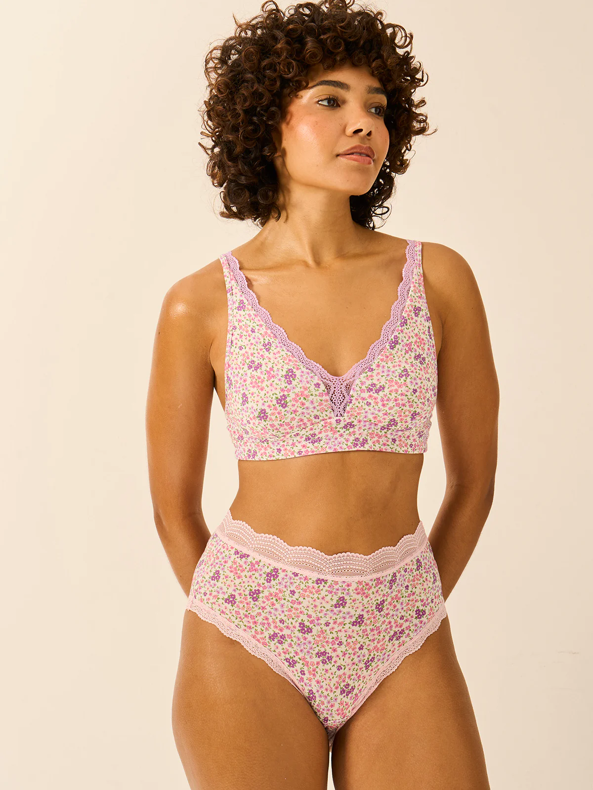 High Rise Knicker Four Pack - Lavender Haze - Image 9