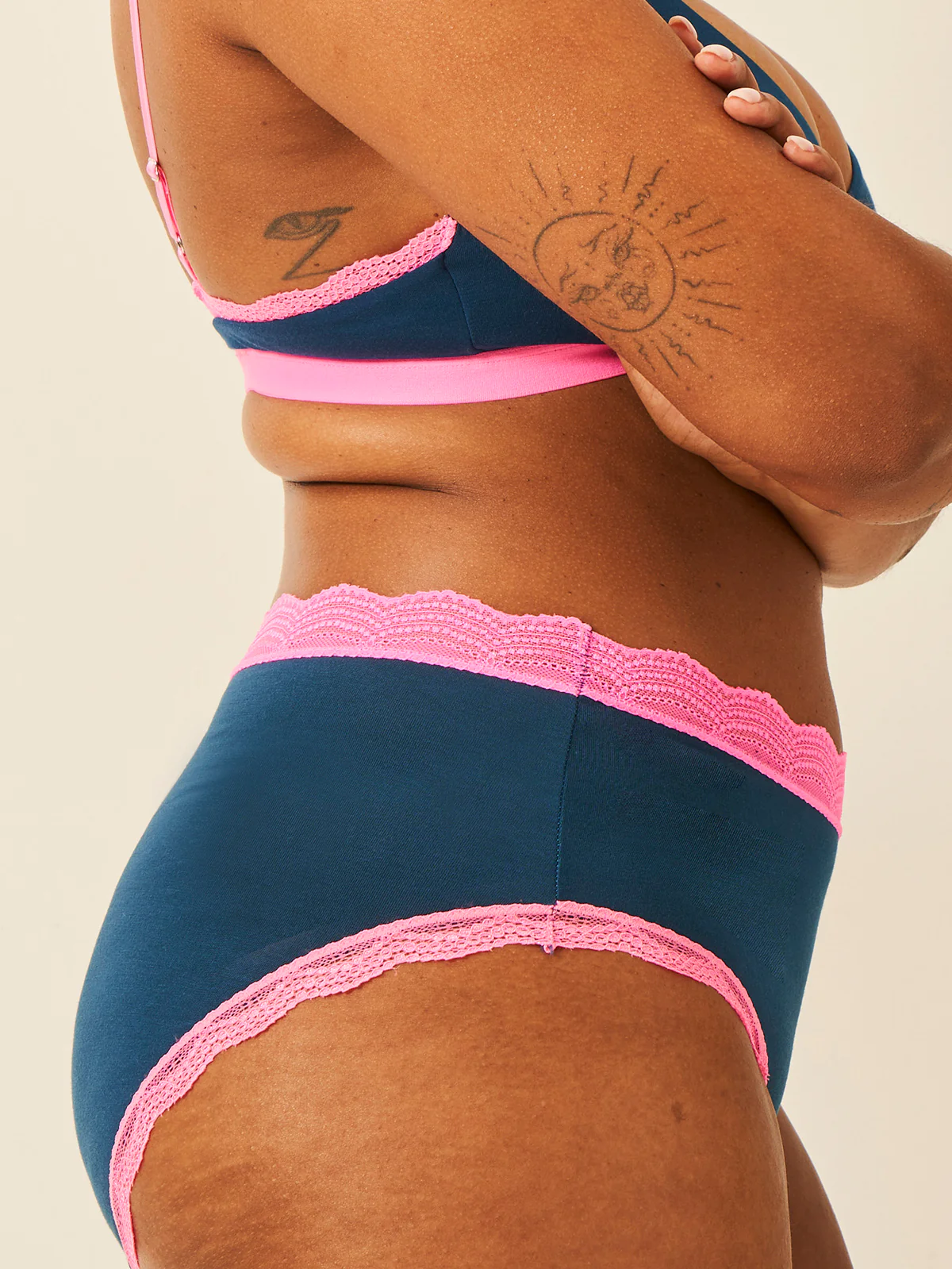 High Rise Knicker Four Pack - Midnight Neon - Image 5