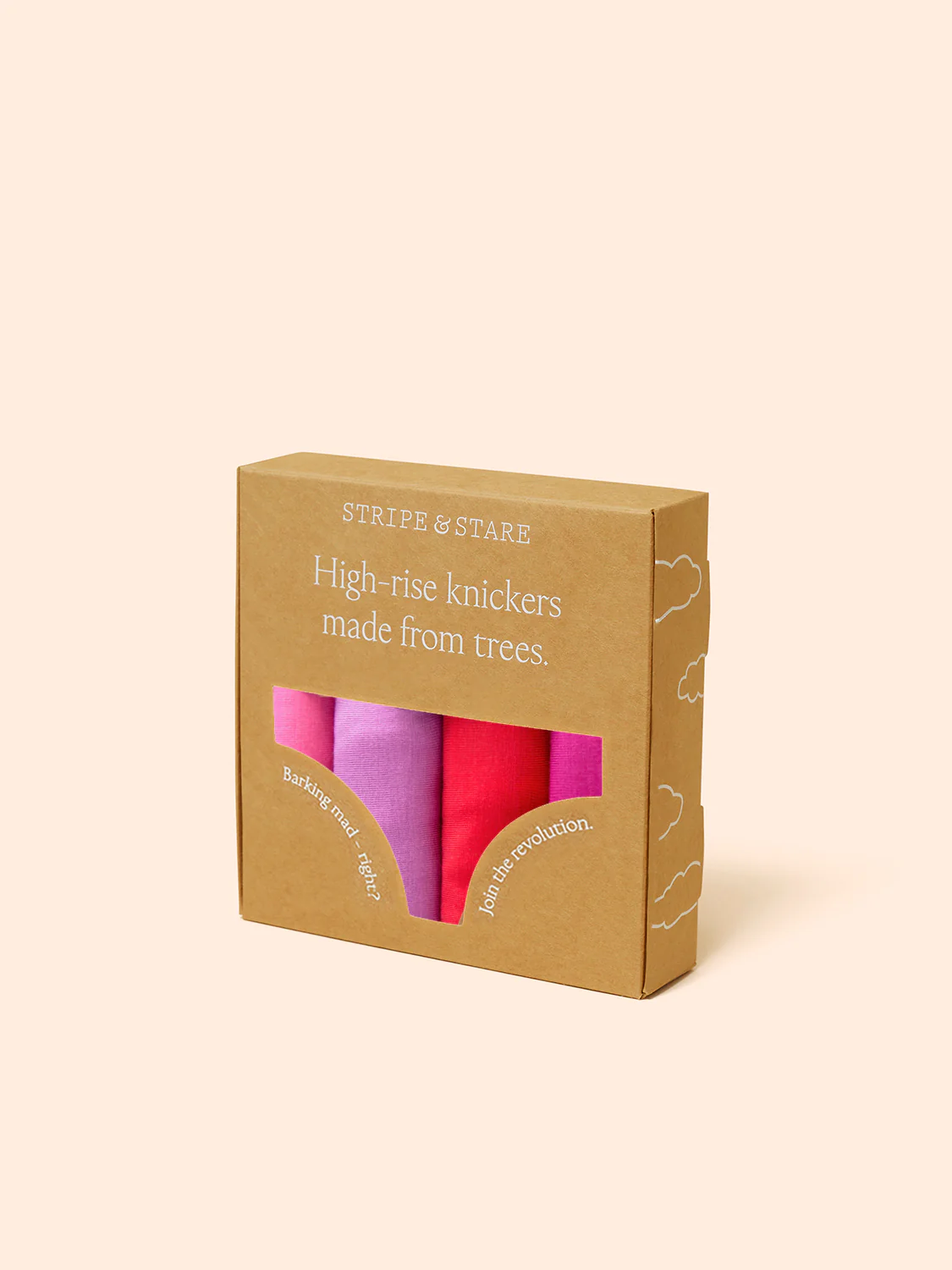 High Rise Knicker Four Pack - Pink Cosmos Contrast - Image 8