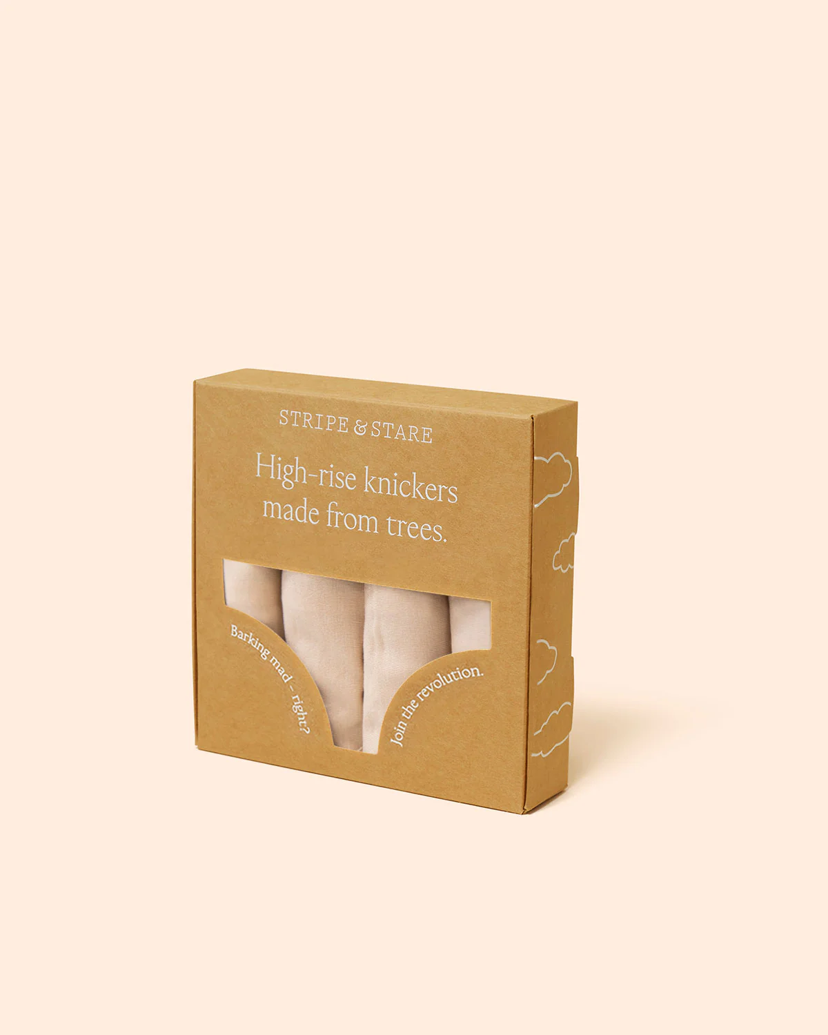 High Rise Knicker Four Pack - Sand - Image 12