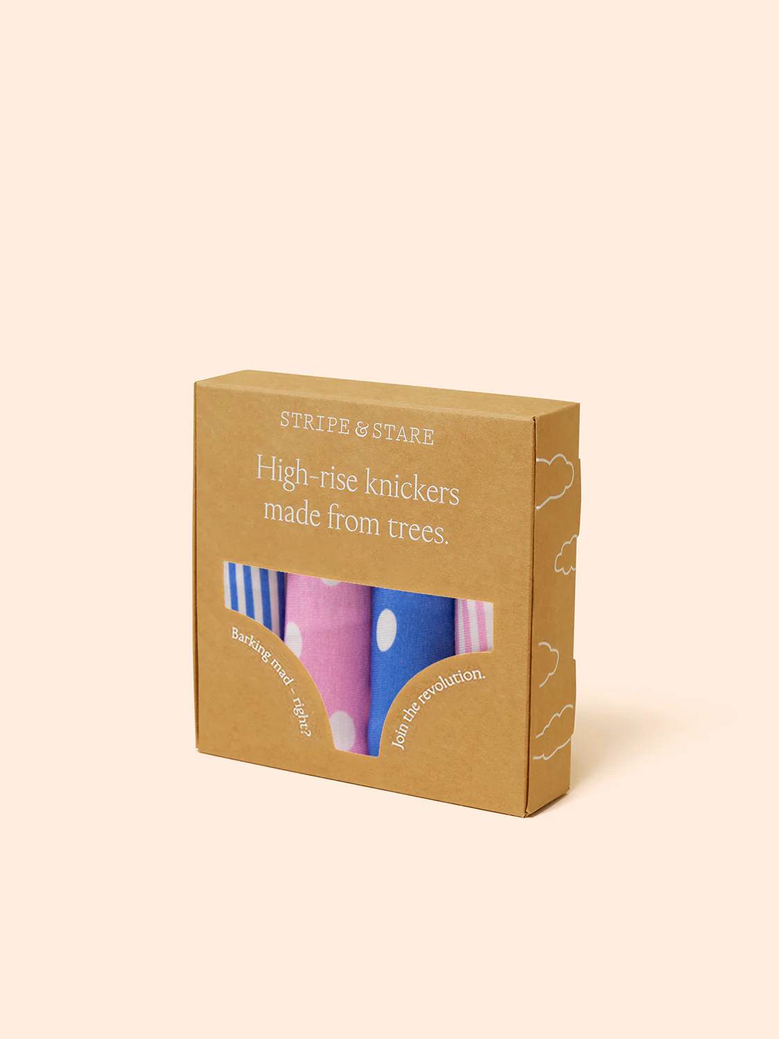 High Rise Knicker Four Pack - Spots & Stripes - Image 8