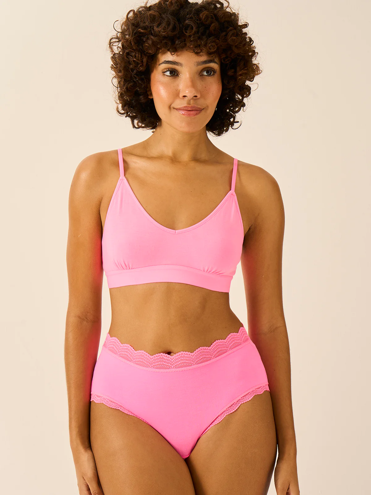 High Rise Knicker - Hot Pink - Image 5