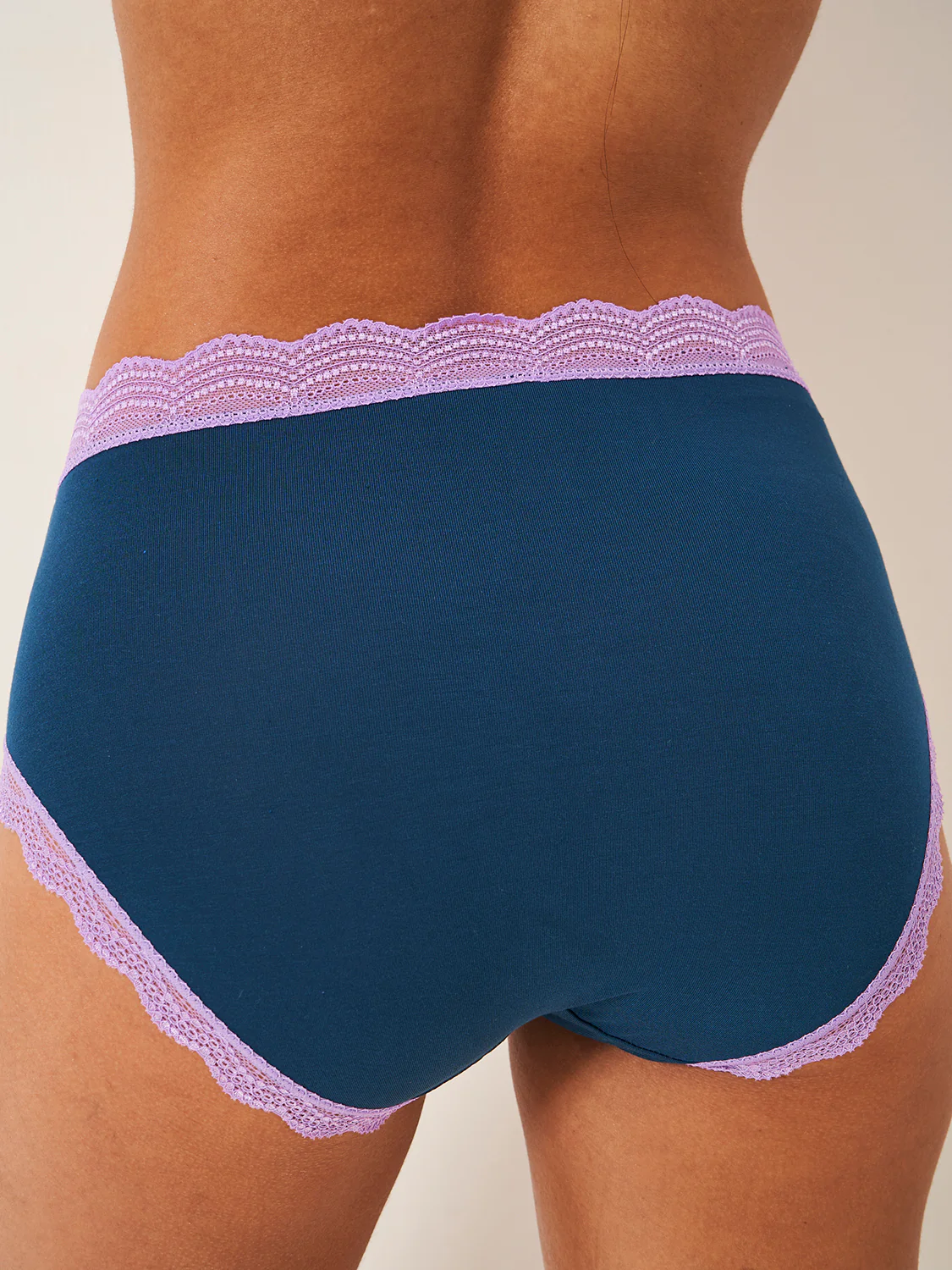 High Rise Knicker - Midnight Neon Purple - Image 4