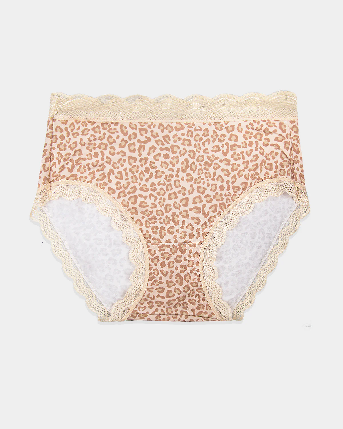 High Rise Knicker - Neutral Leopard Sand - Image 6