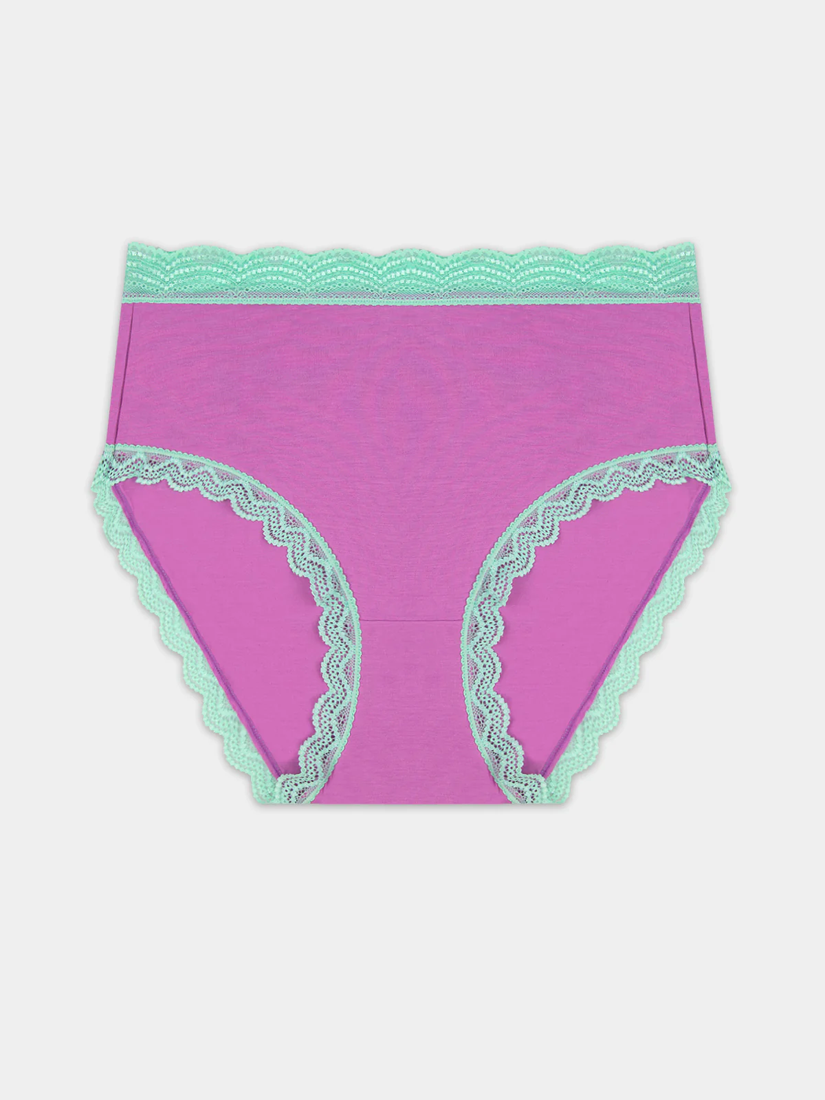 High Rise Knicker - Sweet Violet & Peppermint - Image 6