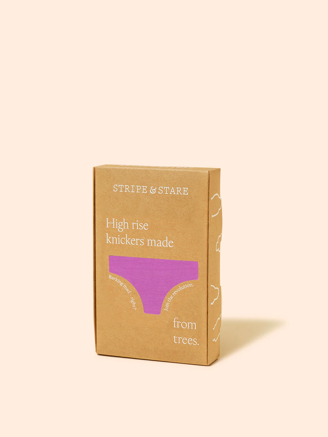 High Rise Knicker - Sweet Violet & Peppermint - Image 7