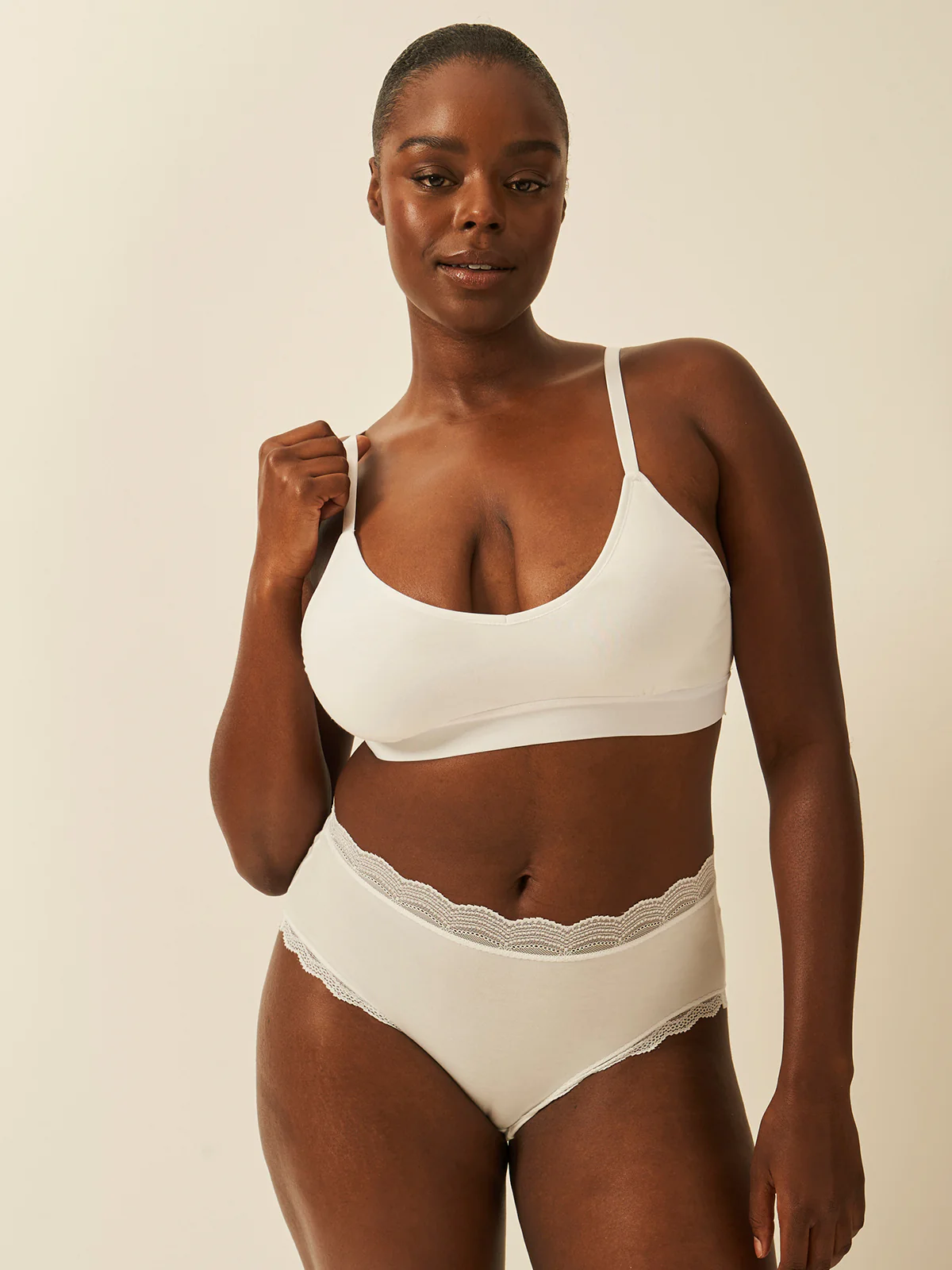 High Rise Knicker - White - Image 4