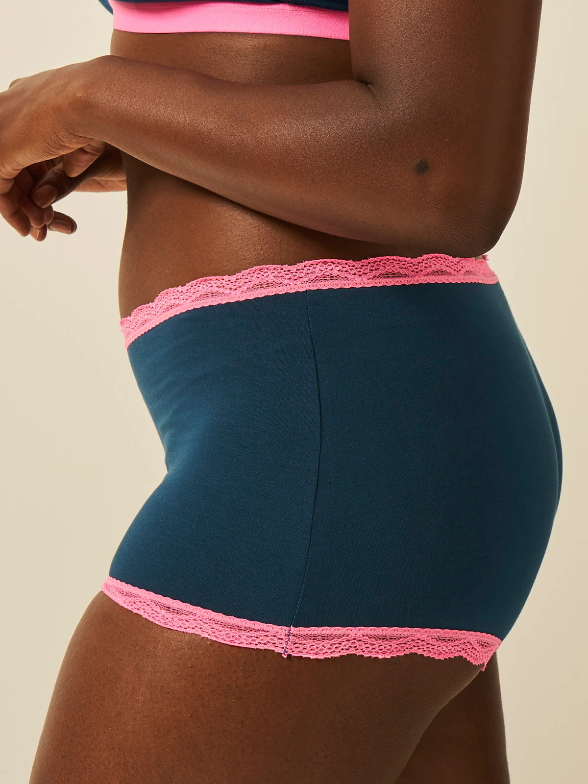 Hipster Knicker - Midnight Neon Pink - Image 7
