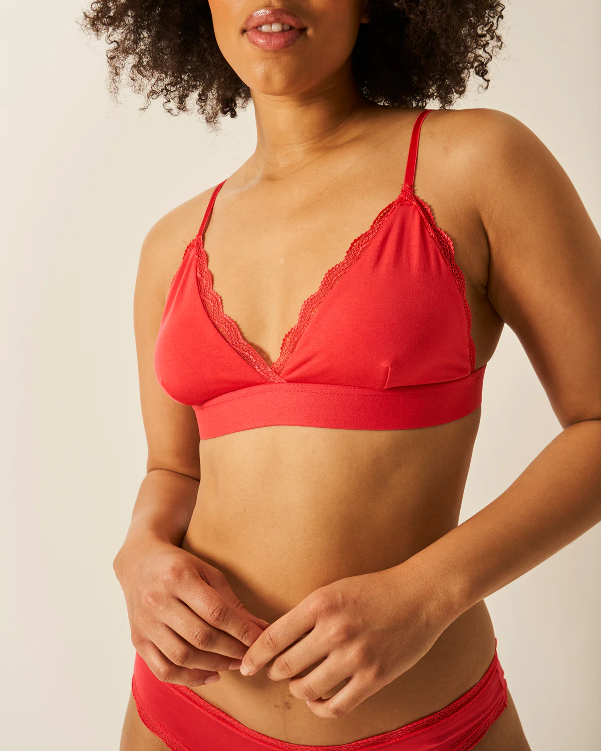 Lace Bralette - Hibiscus - Image 7