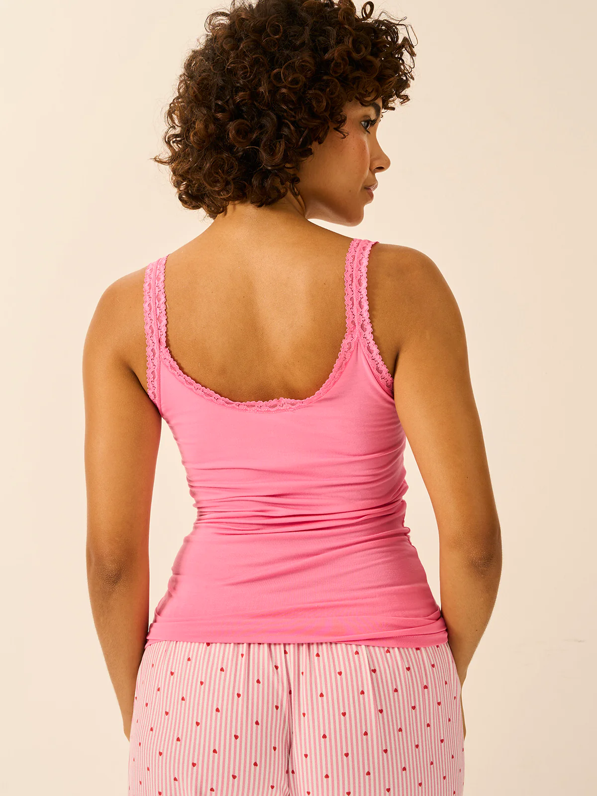 Lace Cami - Pink Cosmos - Image 3