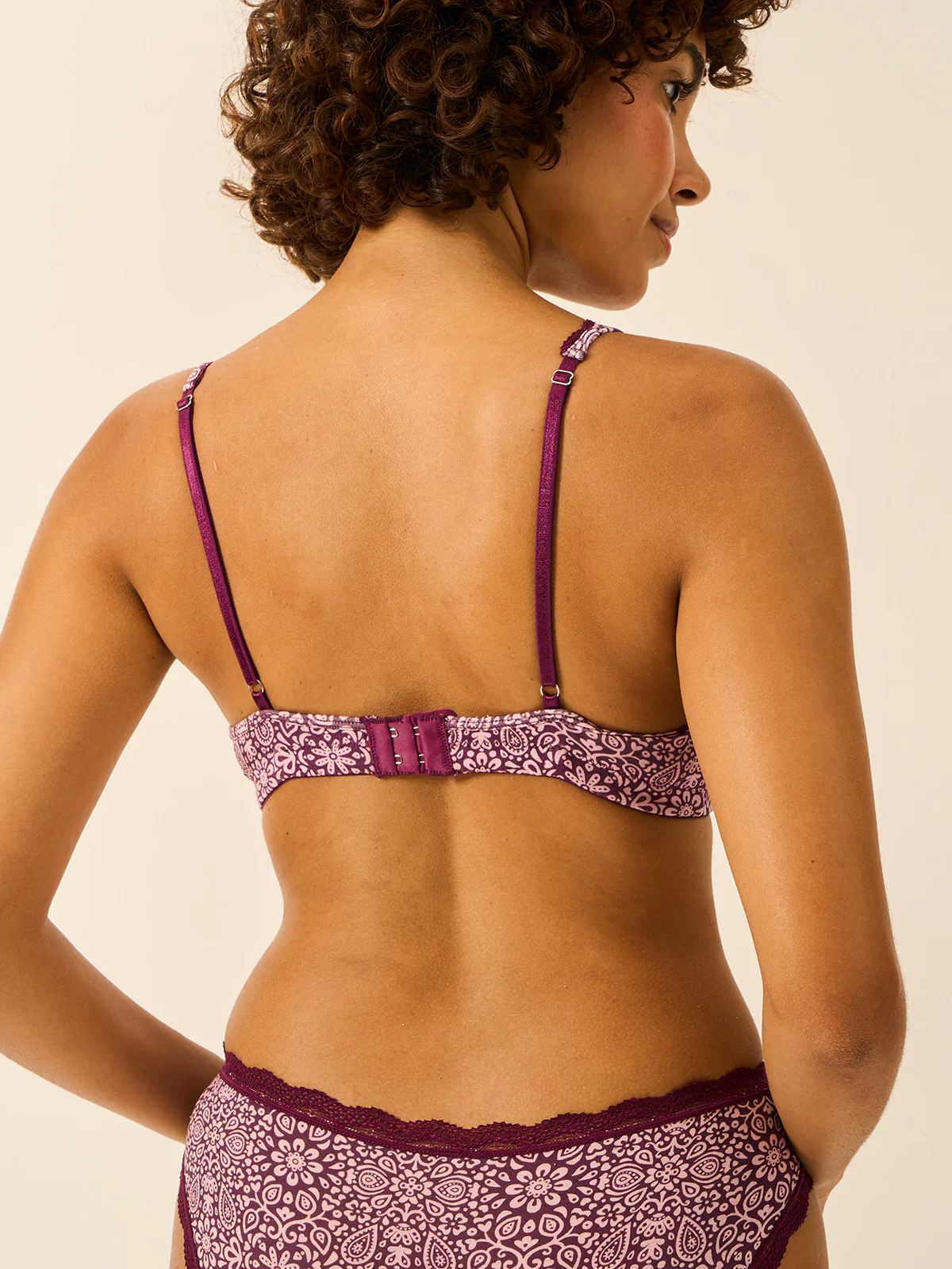 Lace Plunge Bra- Arts Floral - Image 3