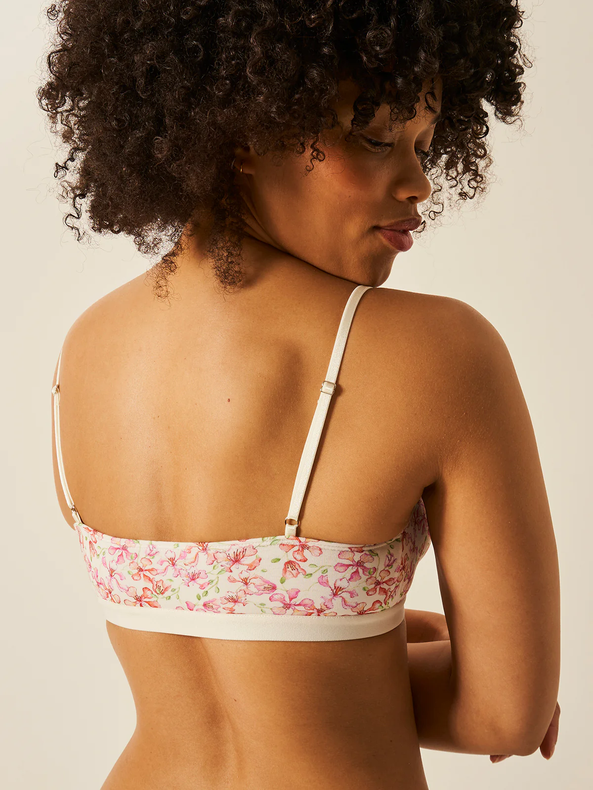 Lace Square Bra - Antique Floral - Image 7