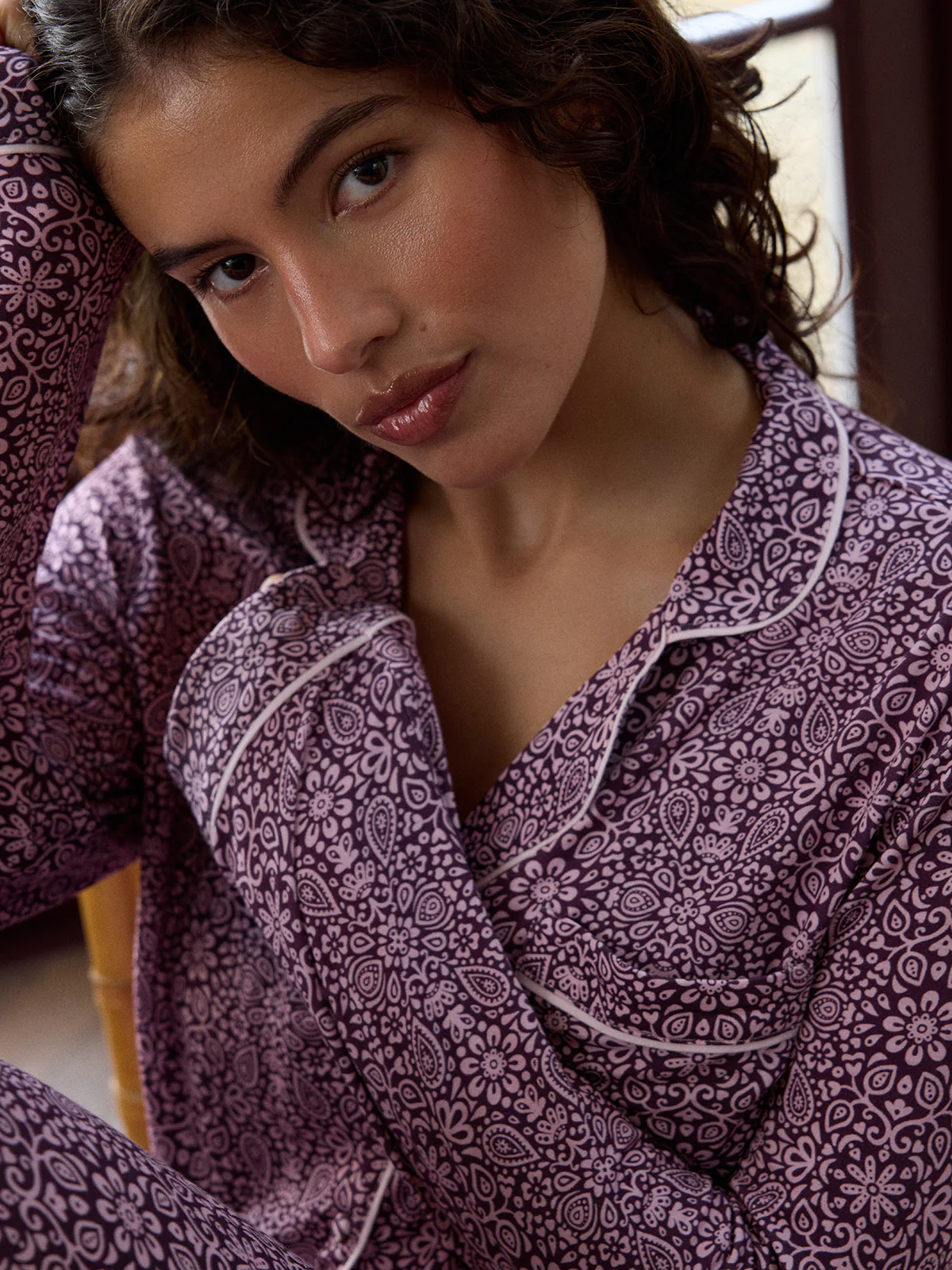 Long Pyjama Set - Arts Floral - Image 13