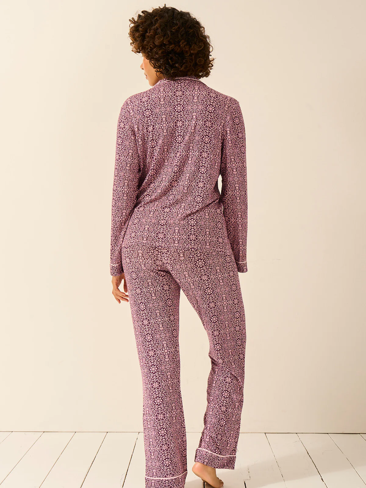 Long Pyjama Set - Arts Floral - Image 5