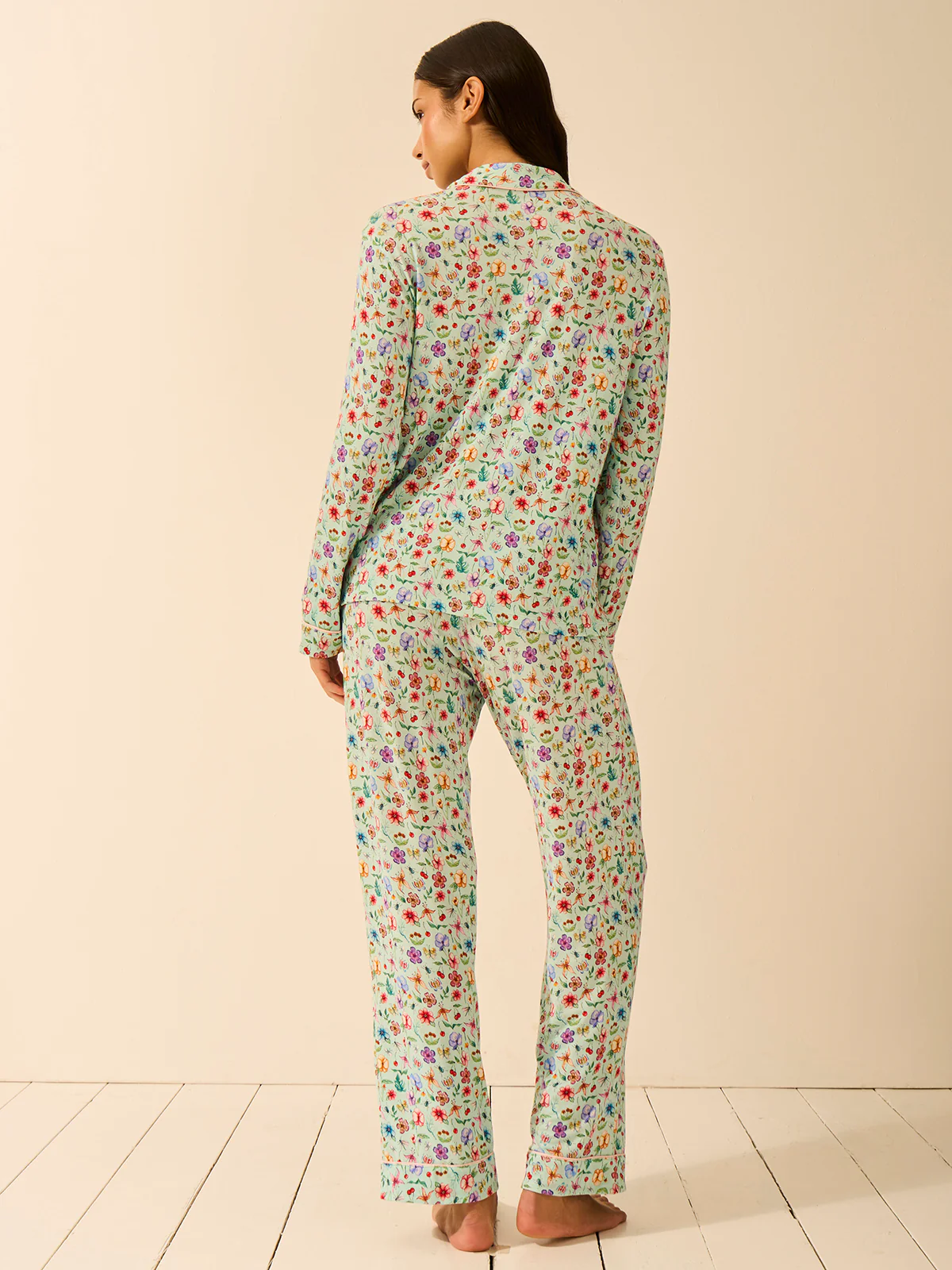Long Pyjama Set - Ethereal Wildflowers - Image 4