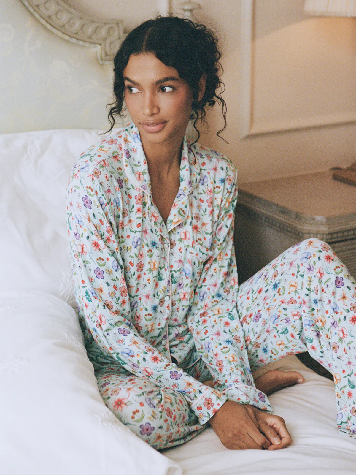 Long Pyjama Set - Ethereal Wildflowers - Image 7