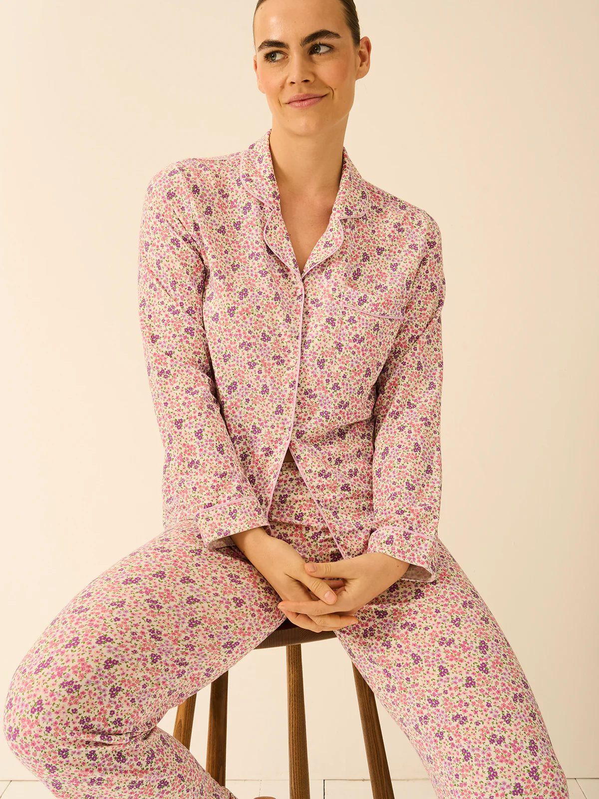 Long Pyjama Set - Lavender Haze