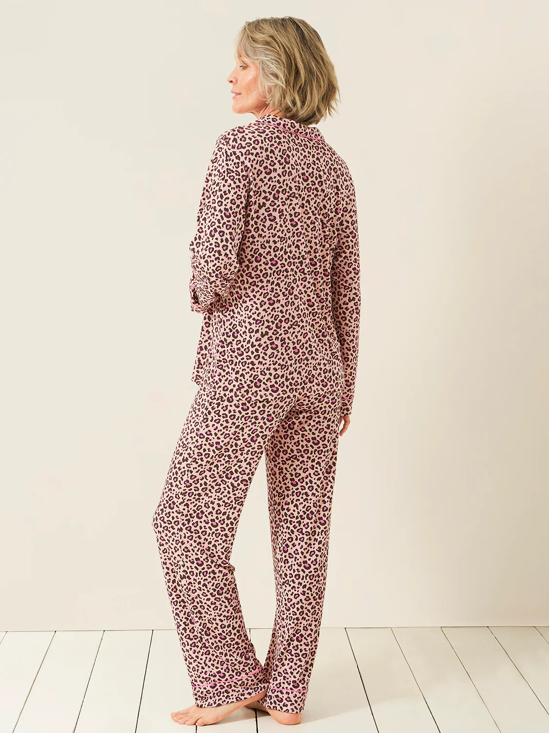 Long Pyjama Set - Liquorice Leopard - Image 11