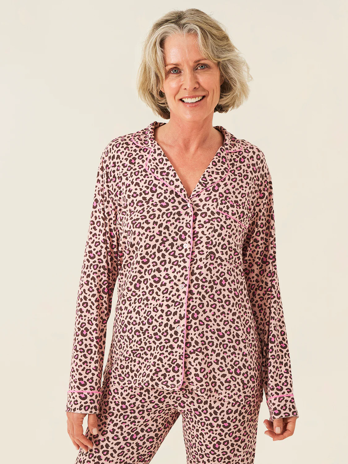 Long Pyjama Set - Liquorice Leopard - Image 9