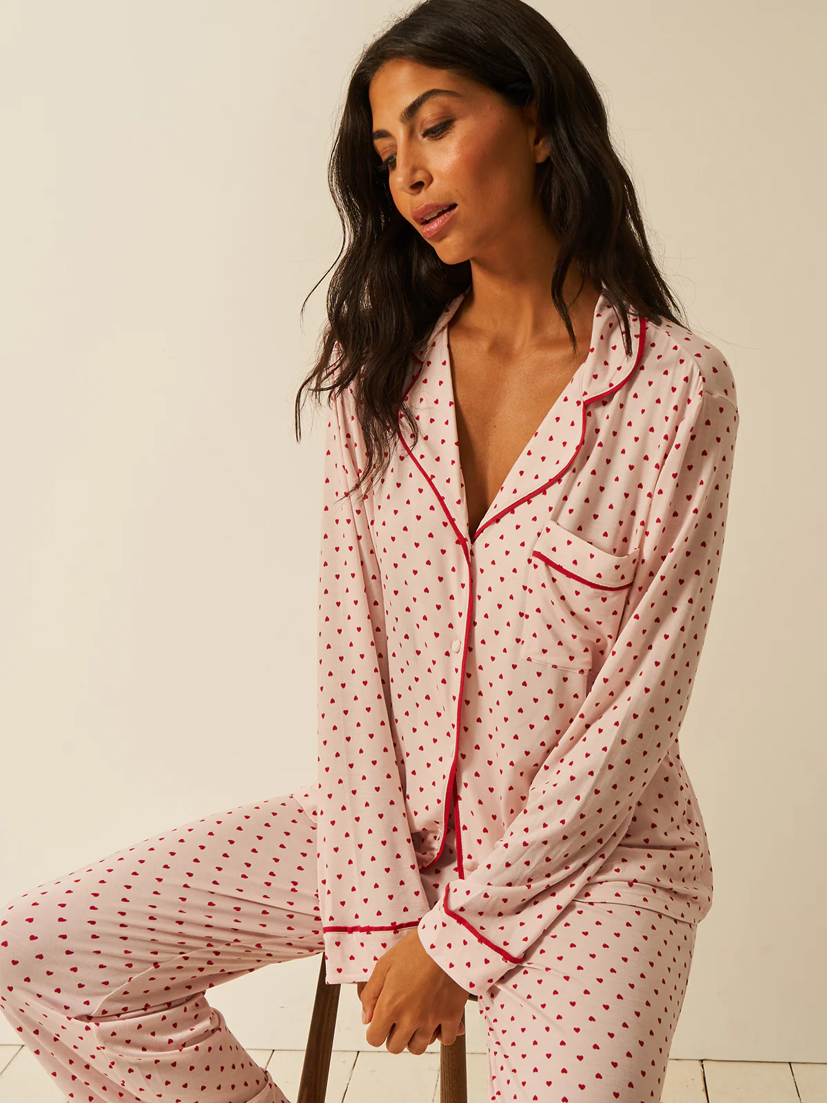 Long Pyjama Set - Mini Heart