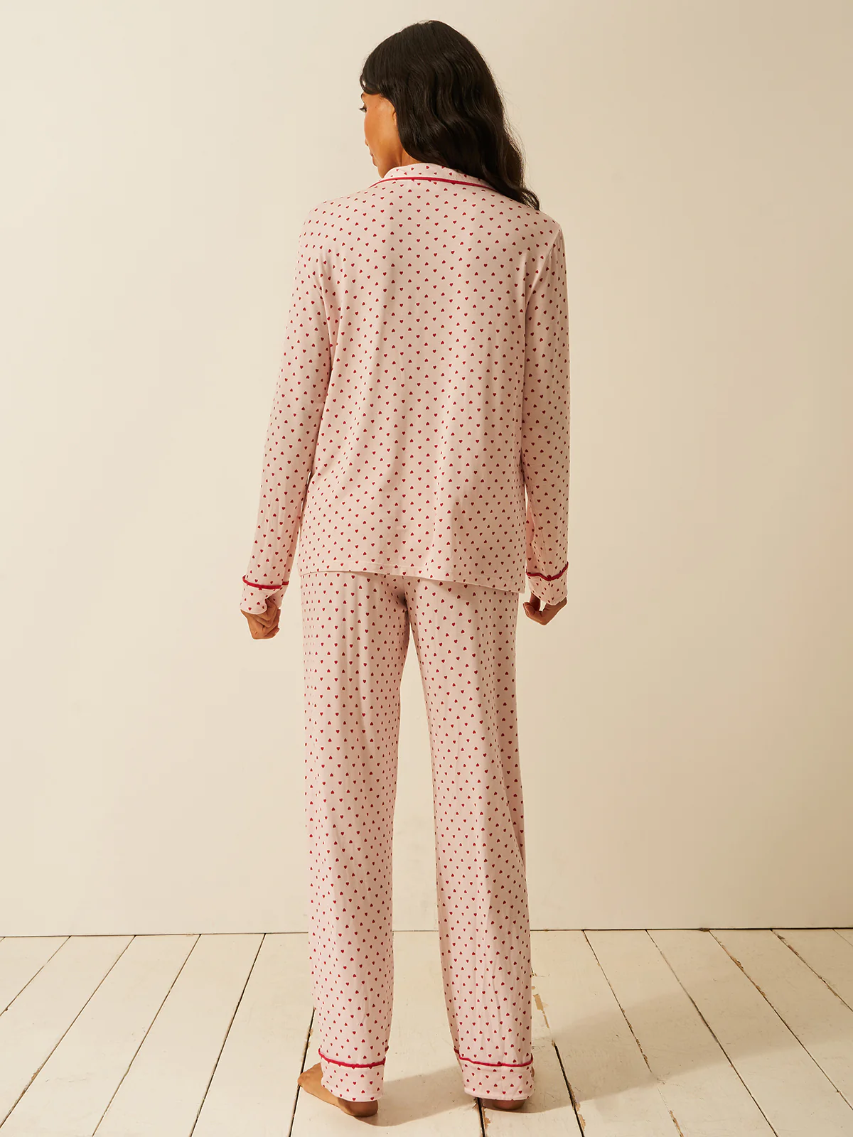 Long Pyjama Set - Mini Heart - Image 3