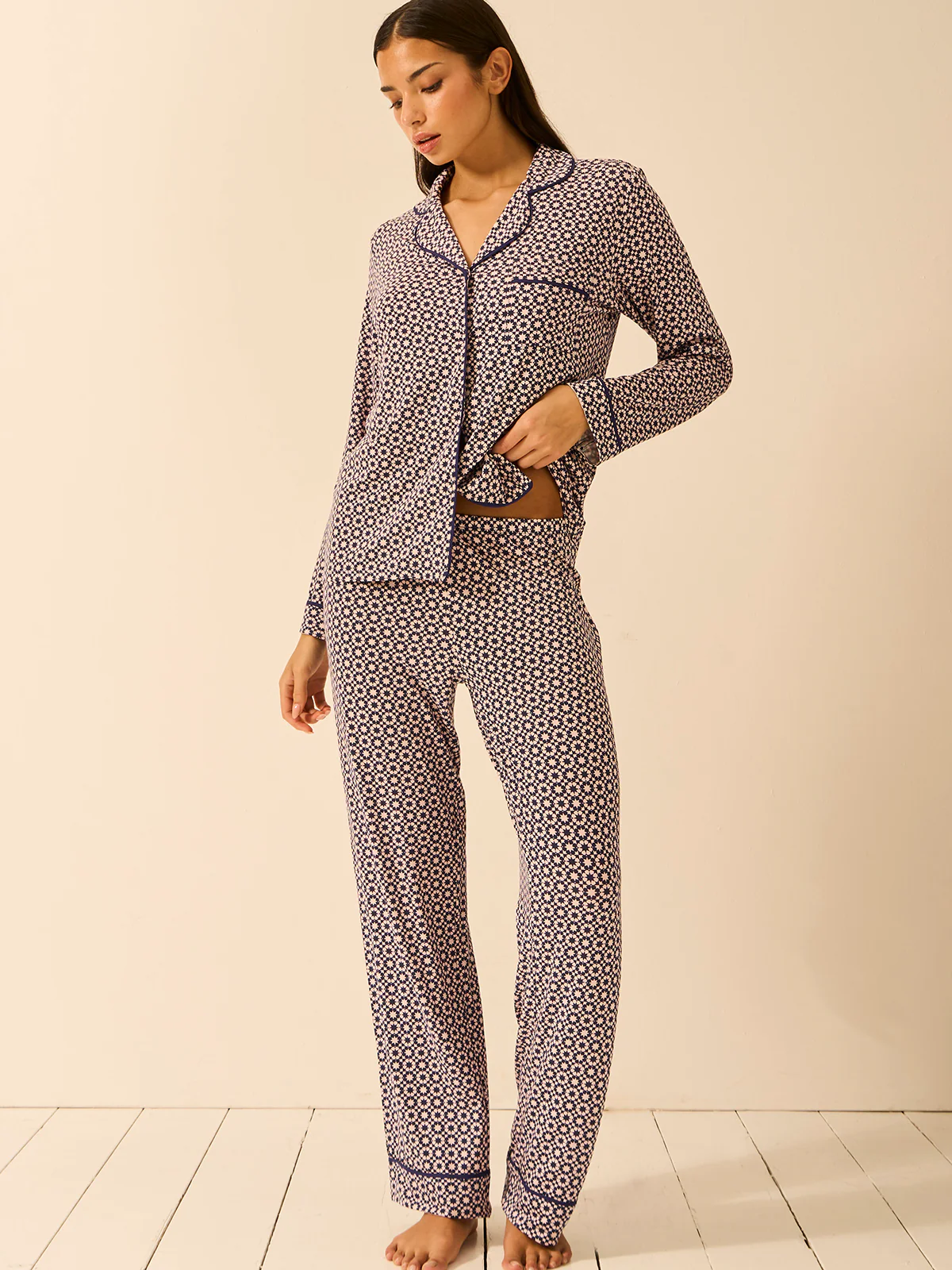 Long Pyjama Set - Mosaic Nights