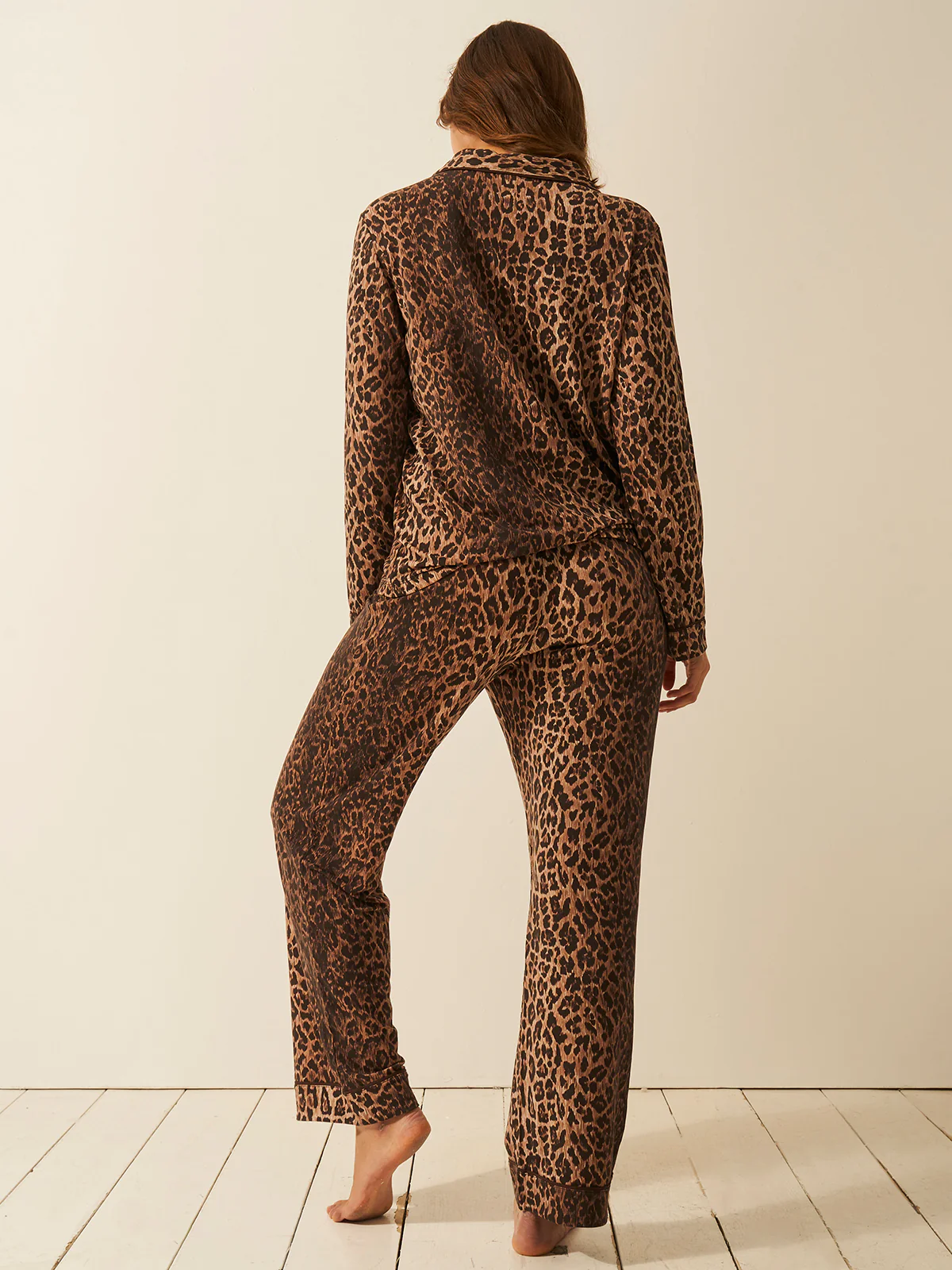 Long Pyjama Set - RIXO Classic Leopard - Image 5