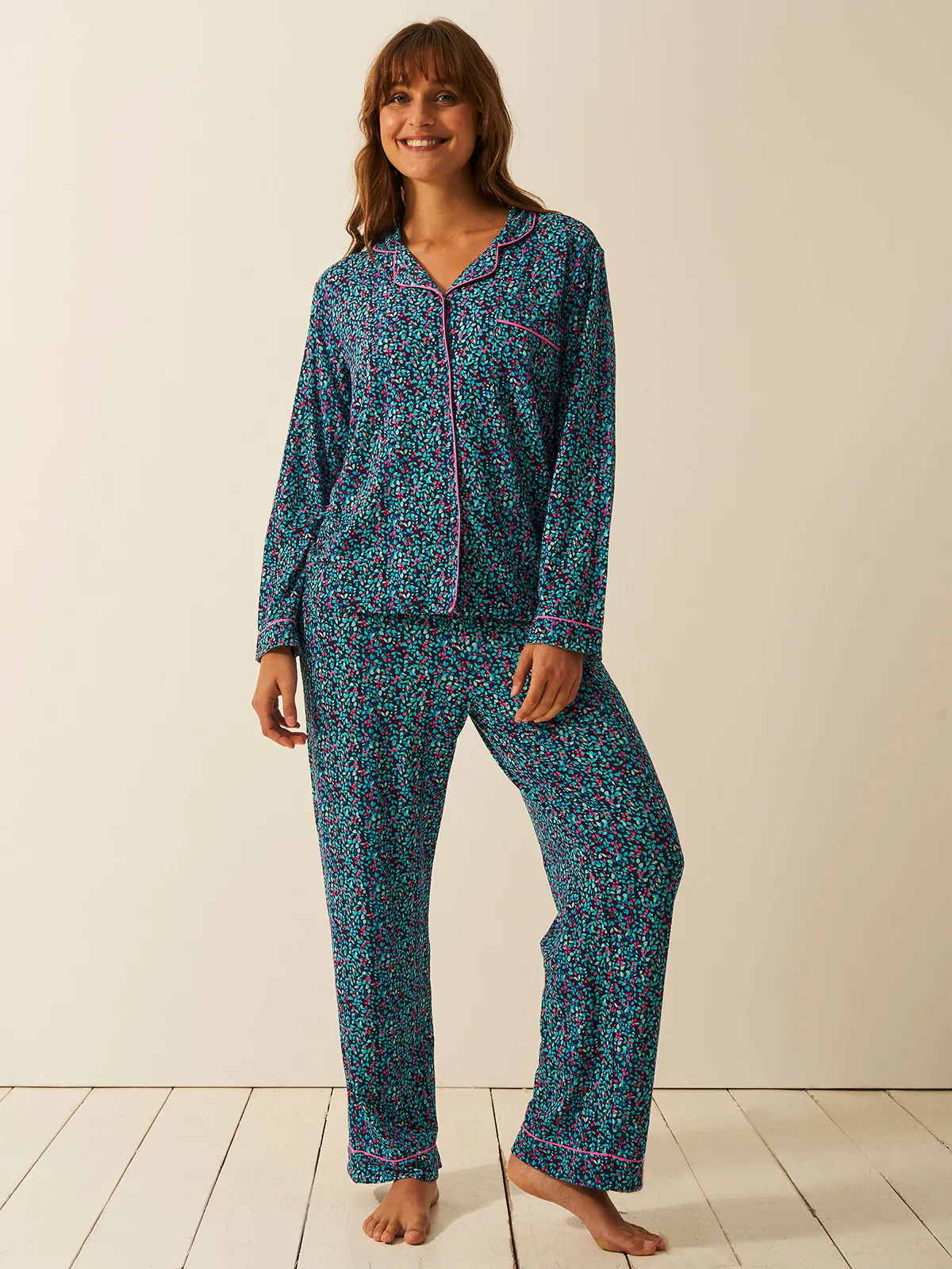 Long Pyjama Set - Winter Berry - Image 2