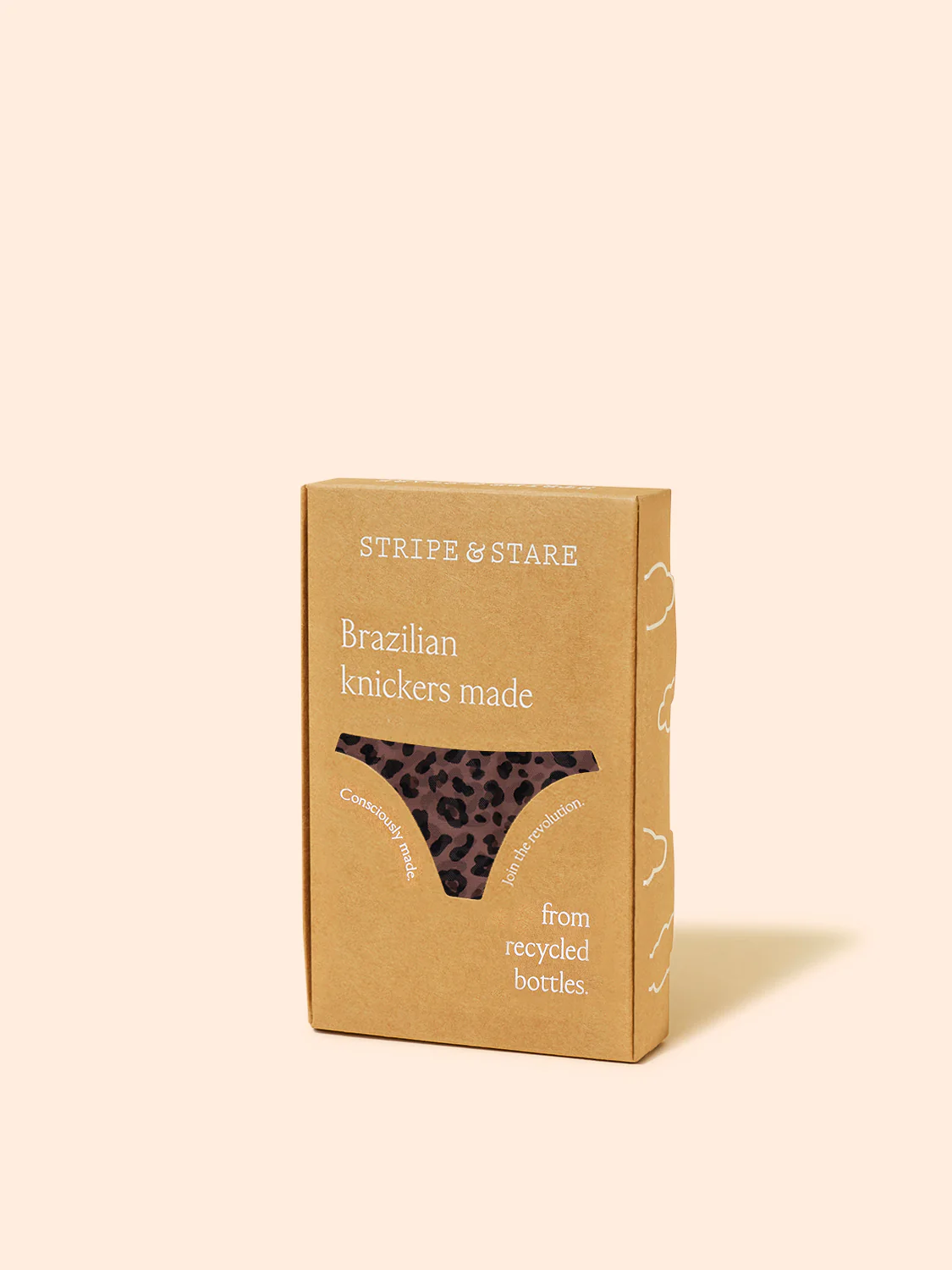 Mesh Brazilian Knicker - Chocolate Leopard - Image 8